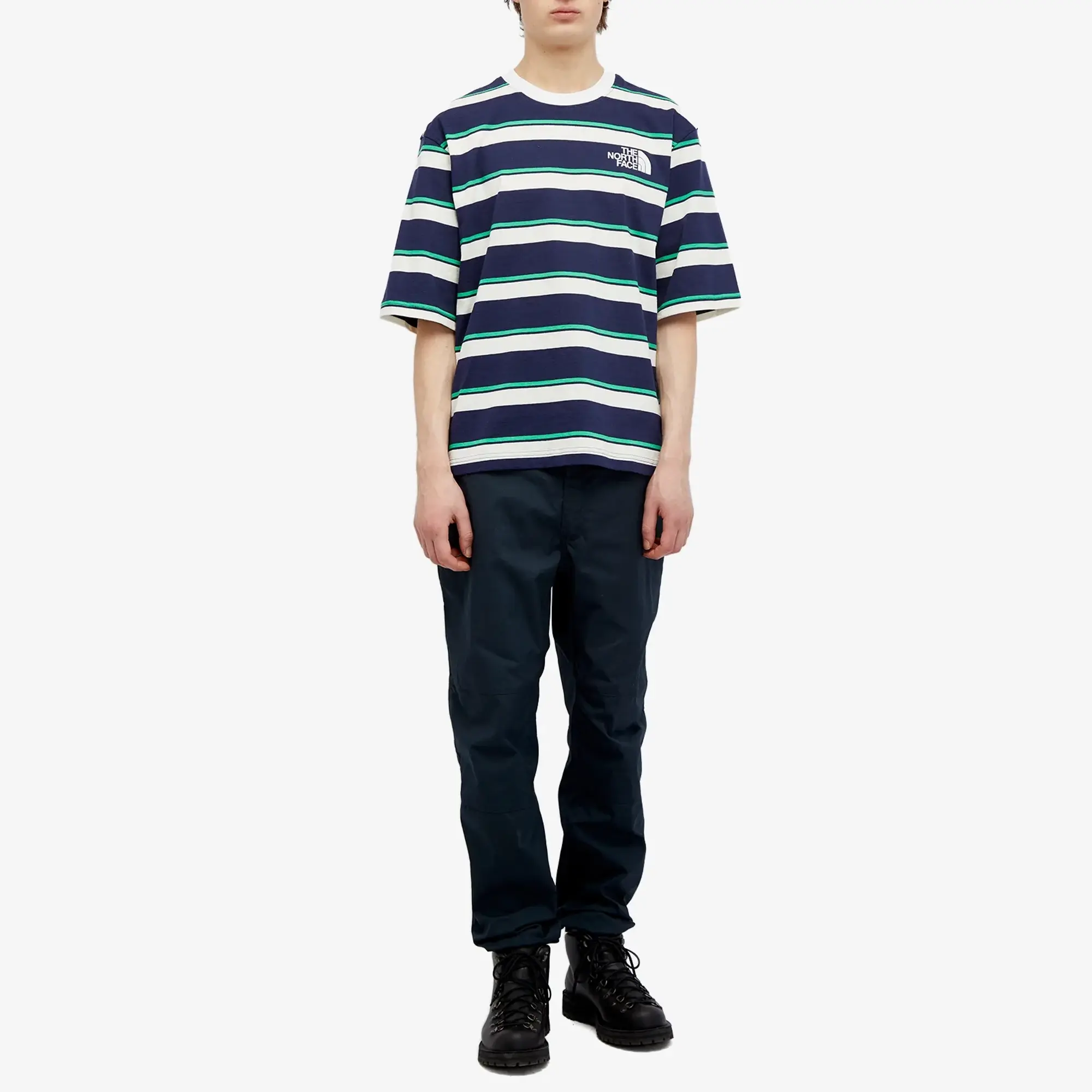 The North Face Easy Stripe T-Shirt, Navy