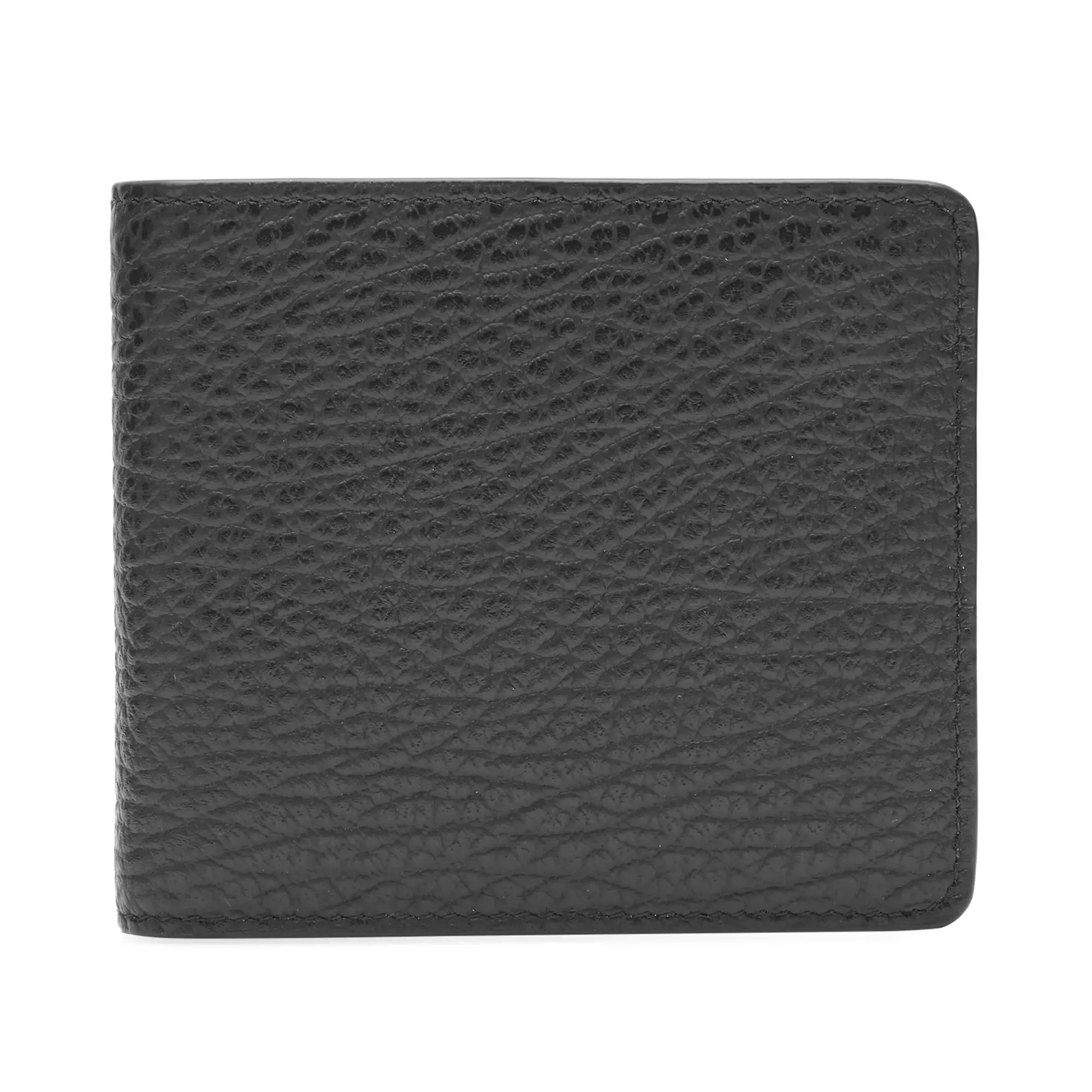 Maison Margiela Men's Embossed Grain Billfold Wallet Black