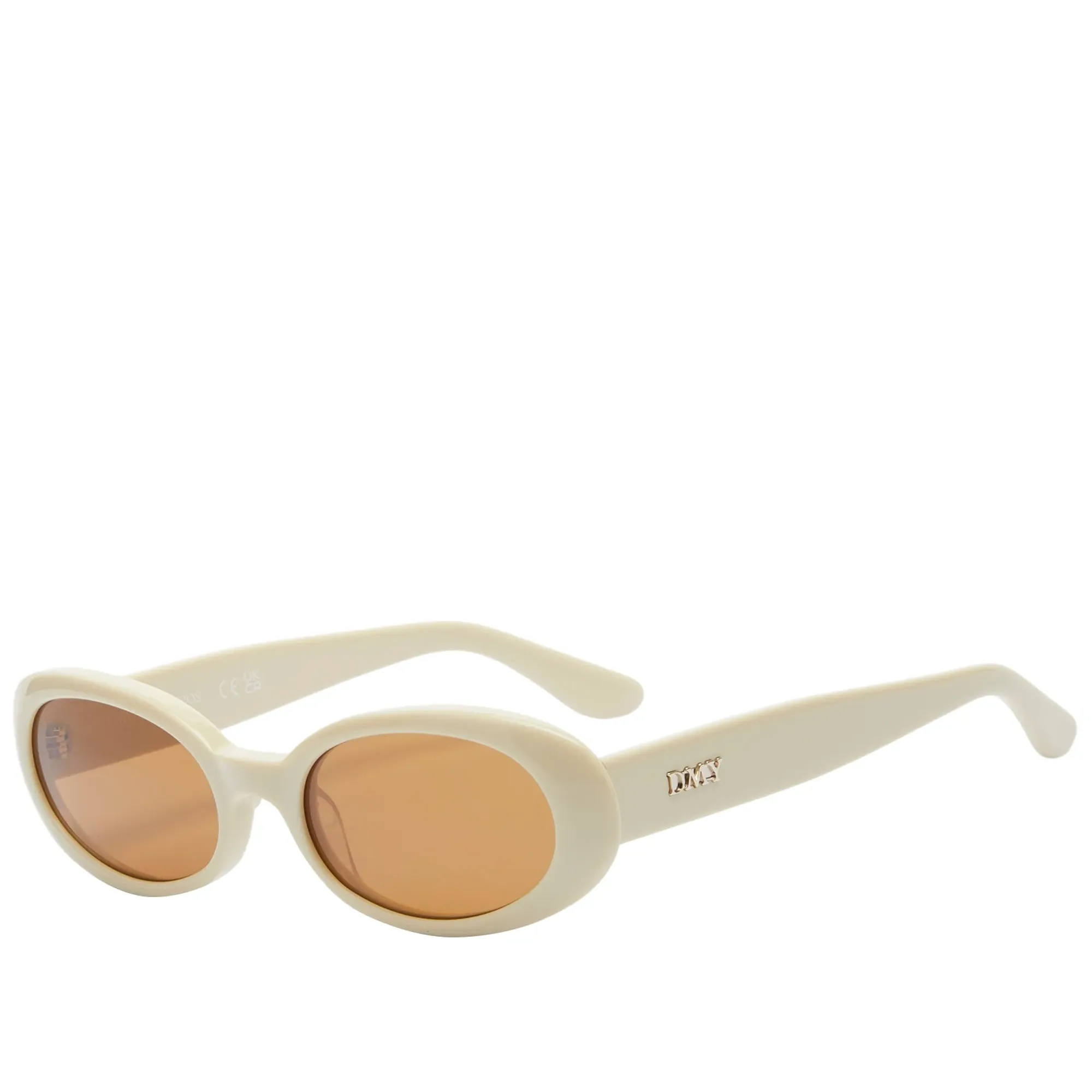 DMY Studios Women's Valentina Sunglasses Ivory | DMY04SI | FOOTY.COM