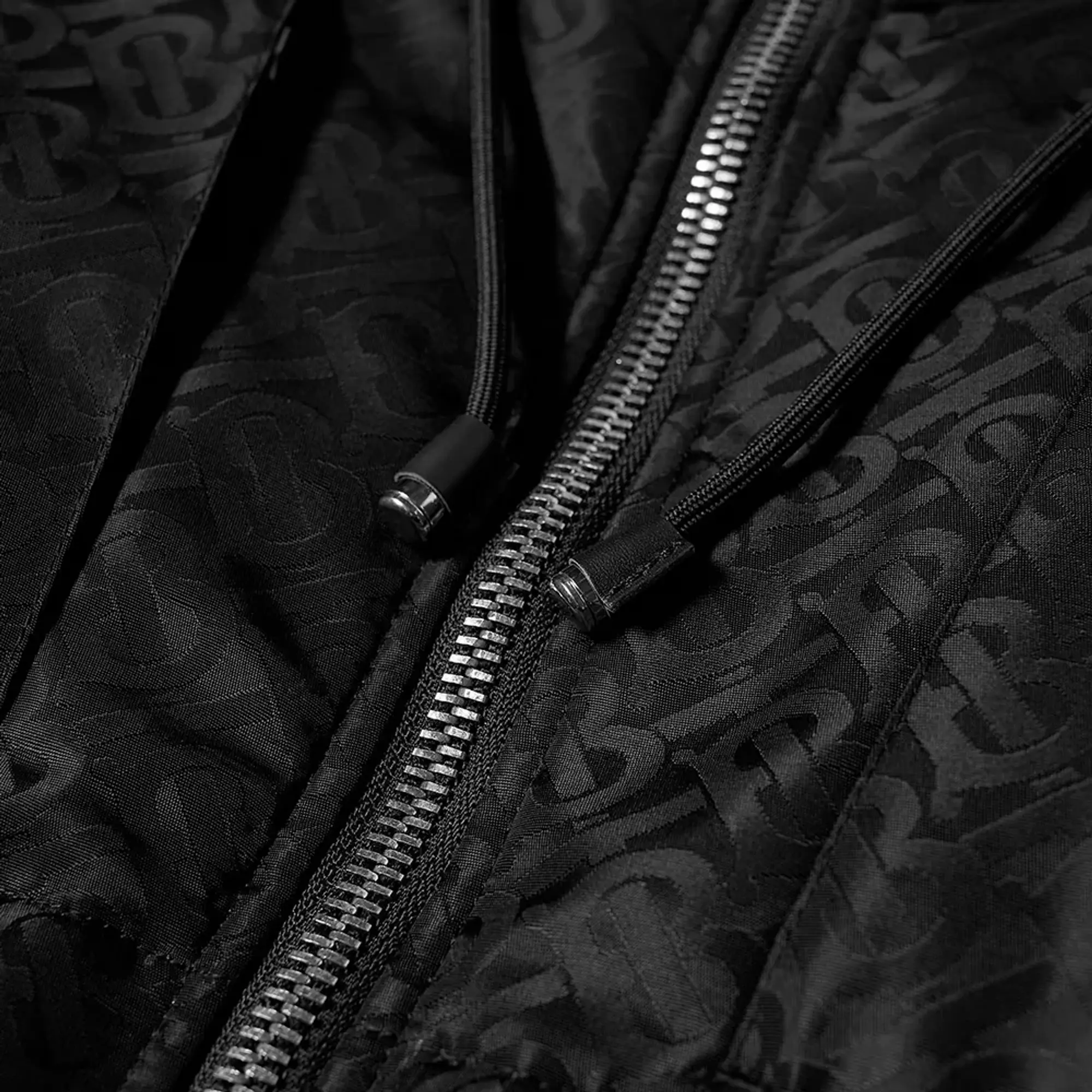 Burberry Men's Linby Monogram Down Jacket - END. Exclusive Black Jacquard