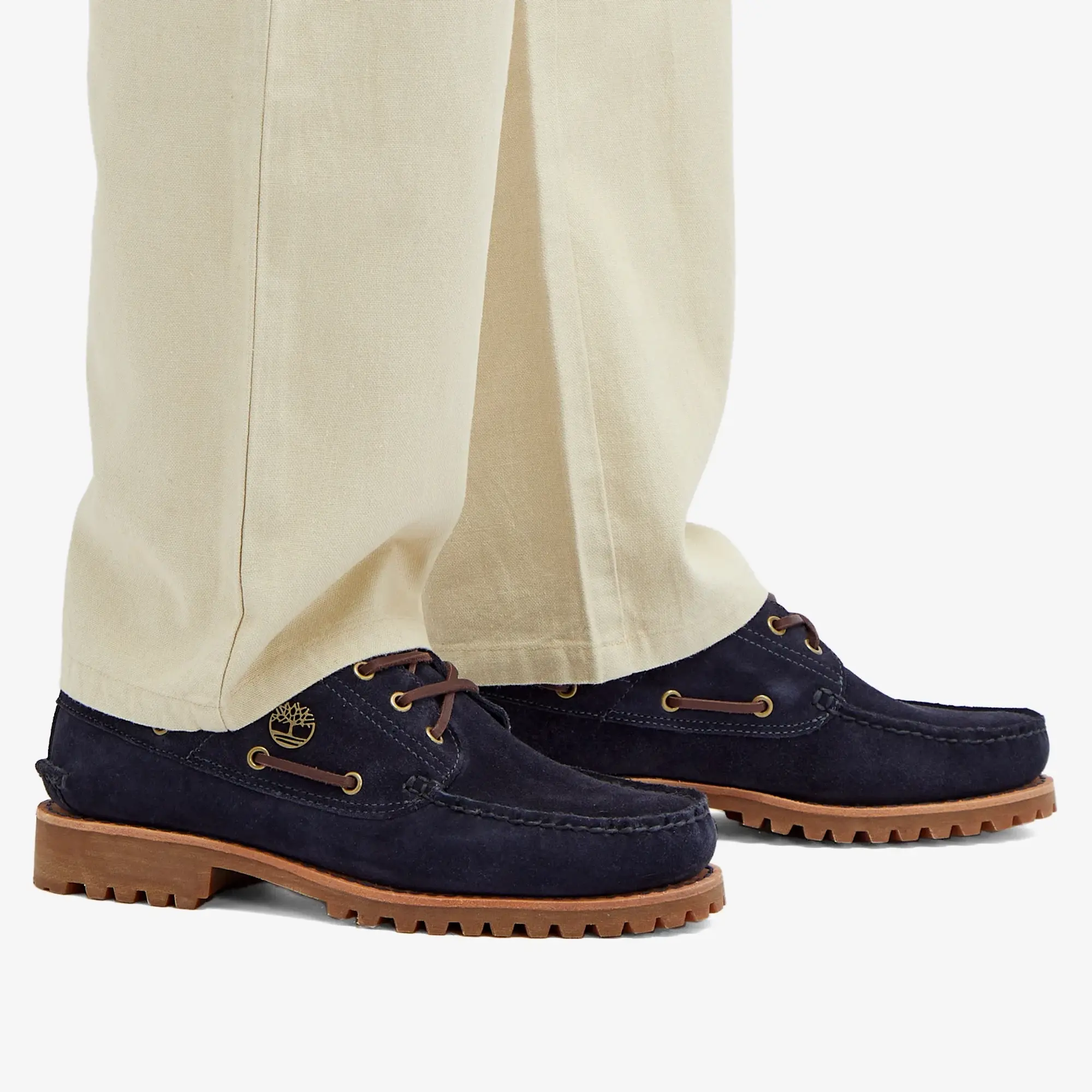 【新品】Timberland AUTHNTC 3EYE LUG RST Men's Timberland® Authentic 3-Eye Lug Handsewn Boat Shoe