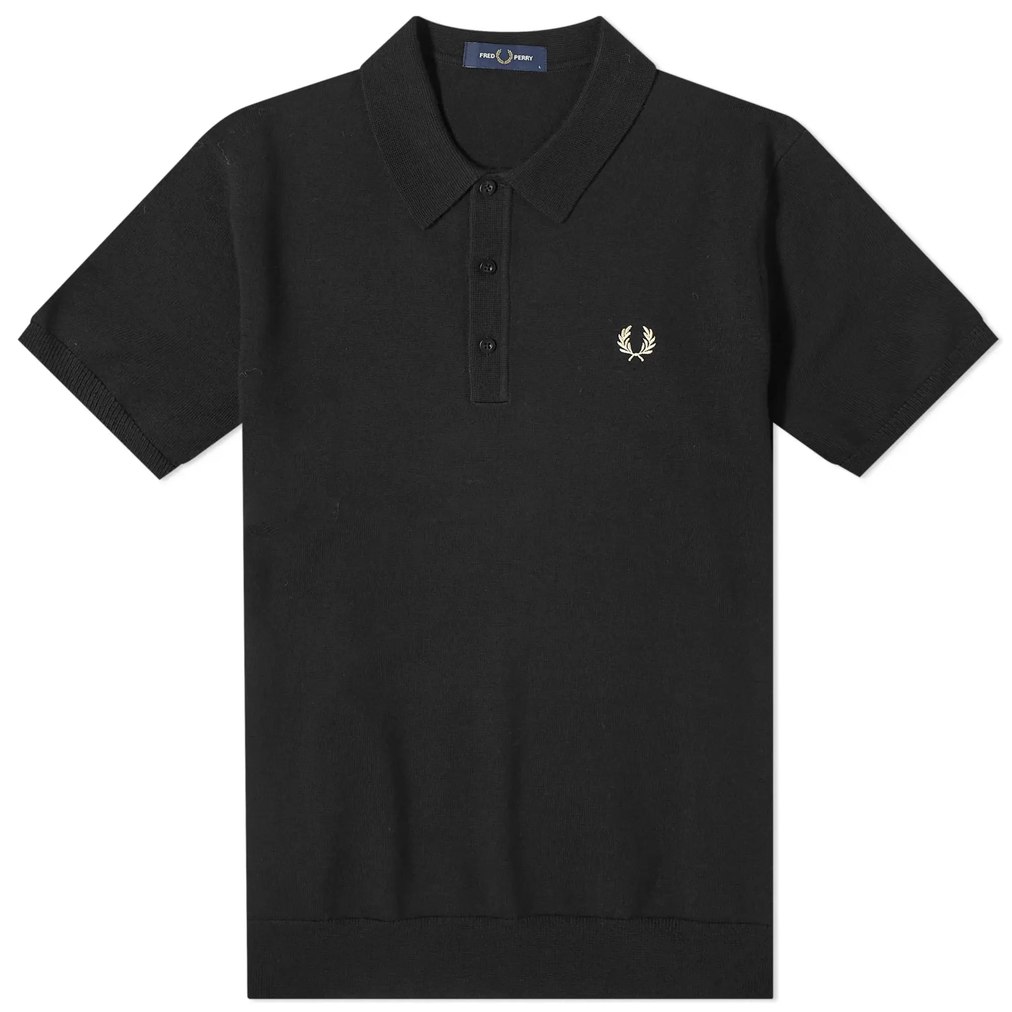 Fred Perry Men's Classic Knit Polo Black