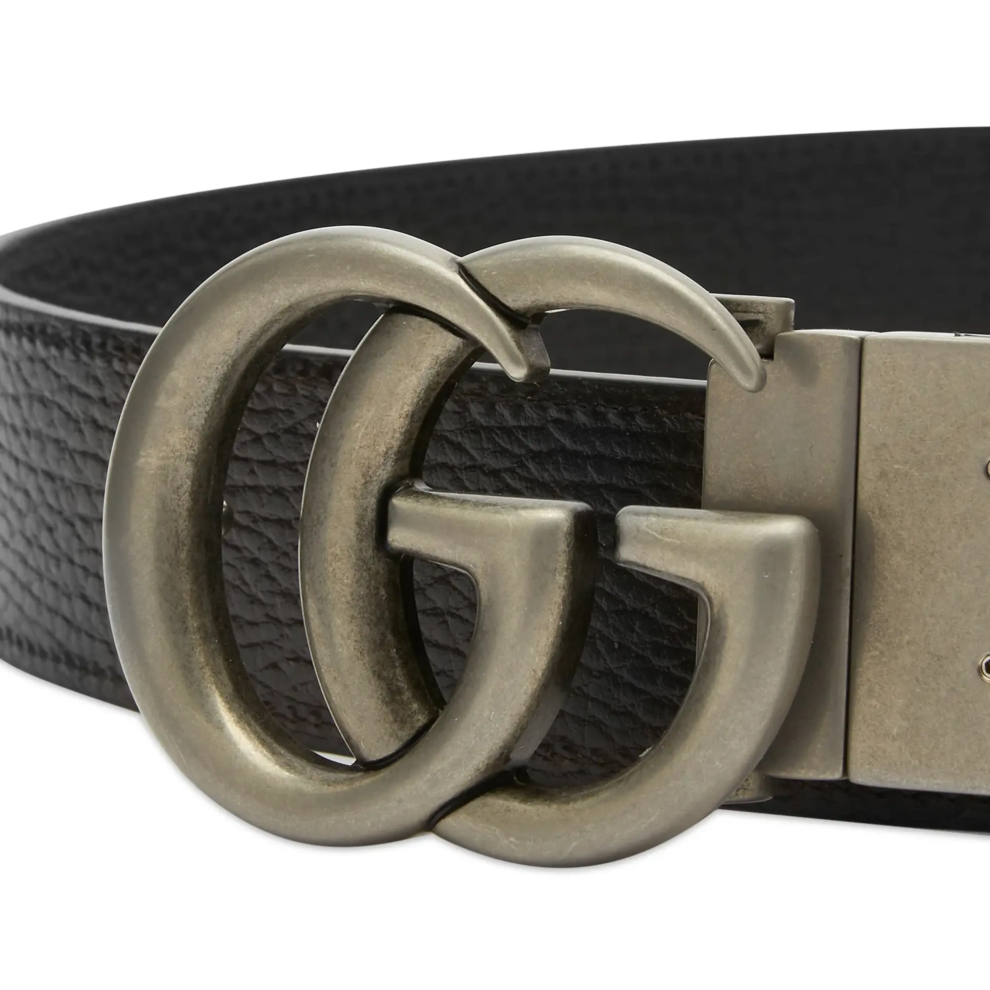 Gucci Men's GG Marmont Reversible Belt Black/Brown