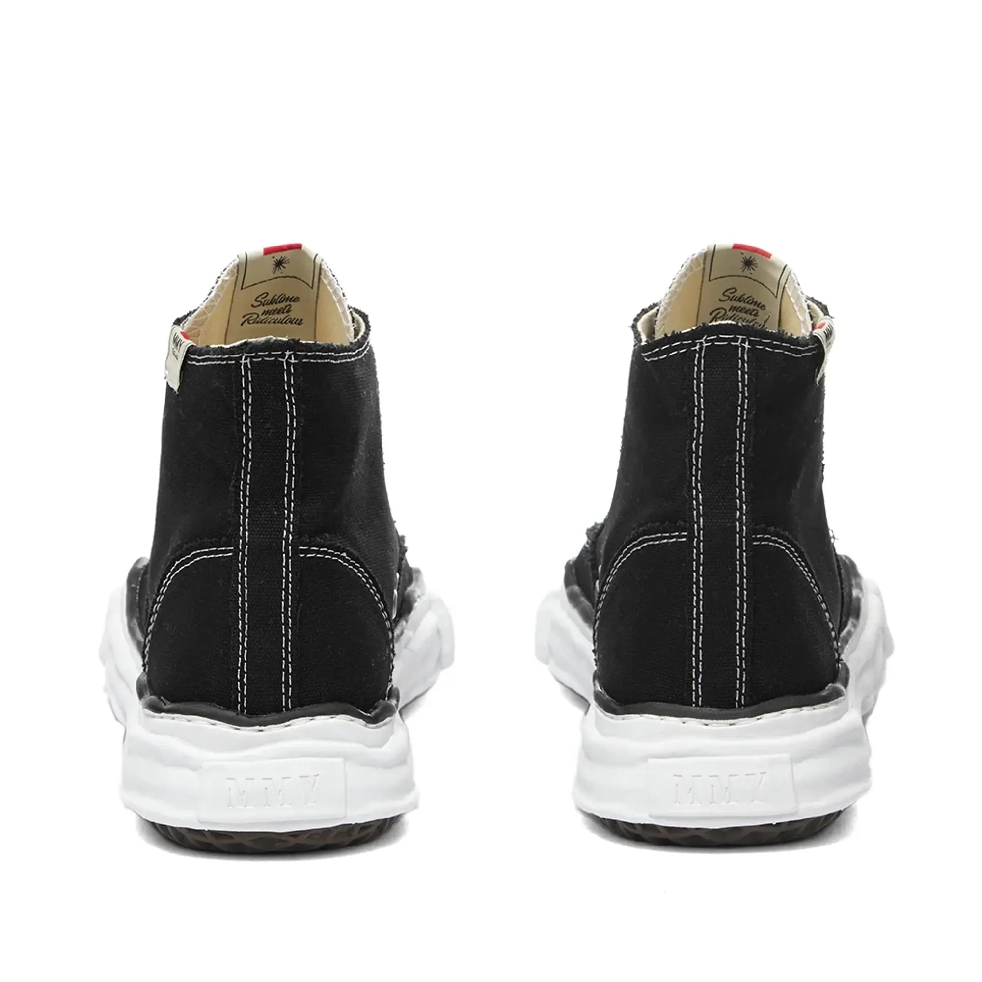 Mihara Men's Peterson High Original Sole Canvas Sneaker Black