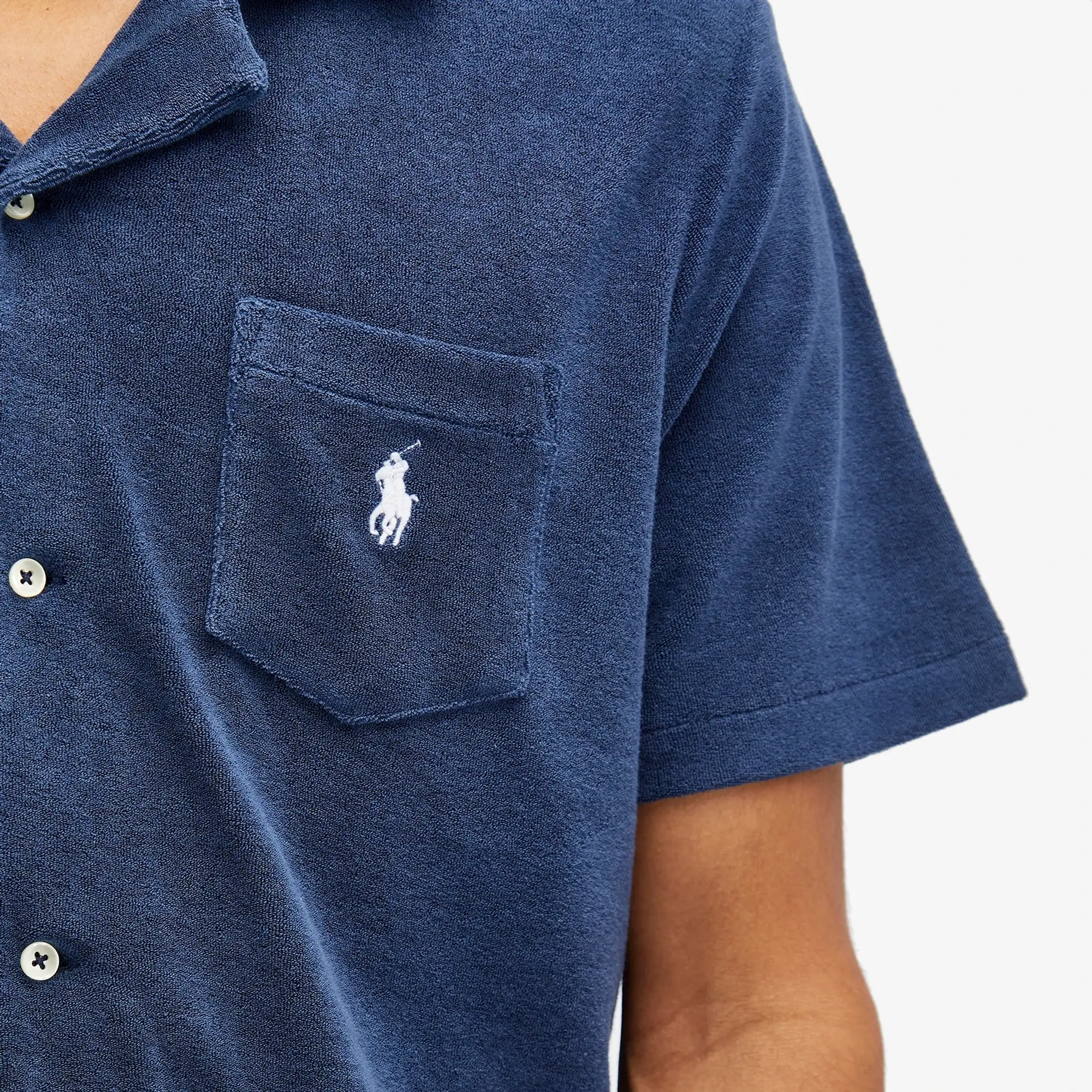 Polo Ralph Lauren Men's Pocket Vacation Shirt Newport Navy