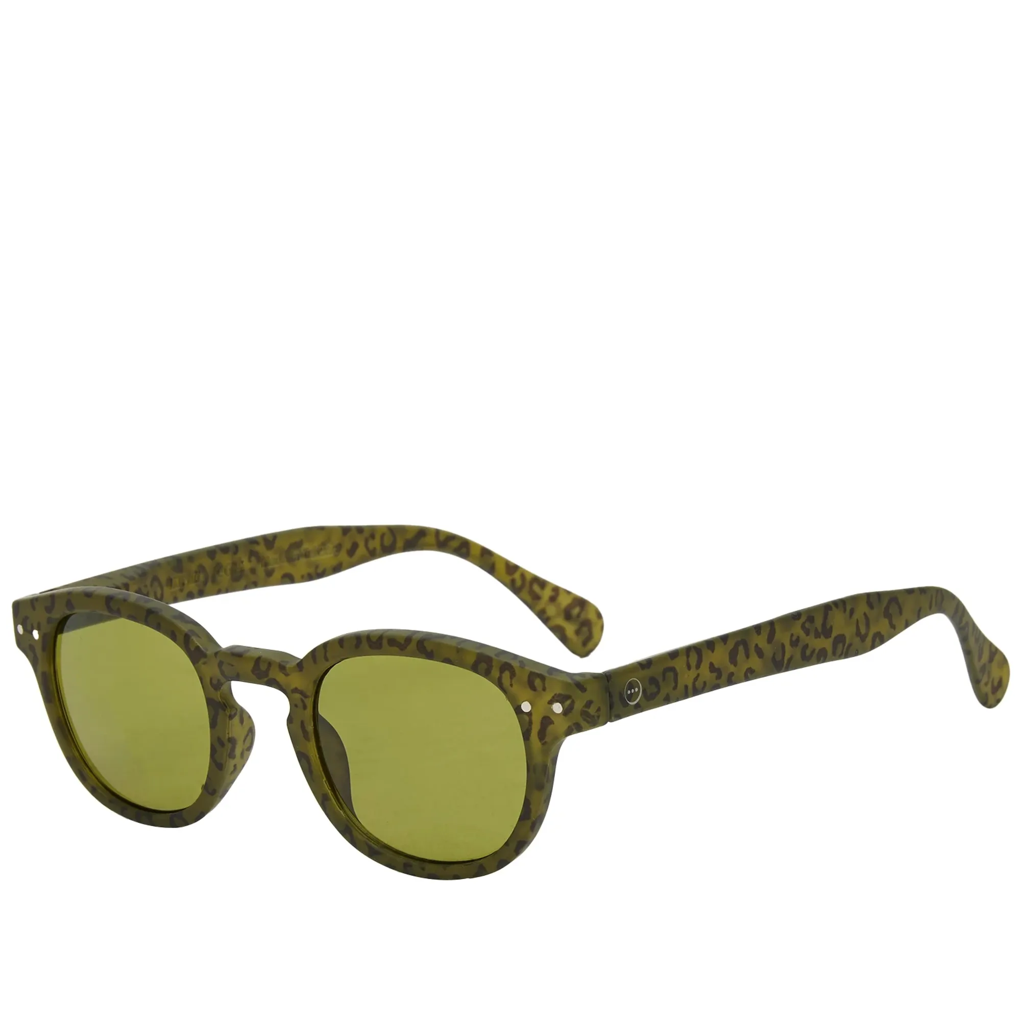 IZIPIZI x Engineered Garments C Sunglasses Kaki Leopard