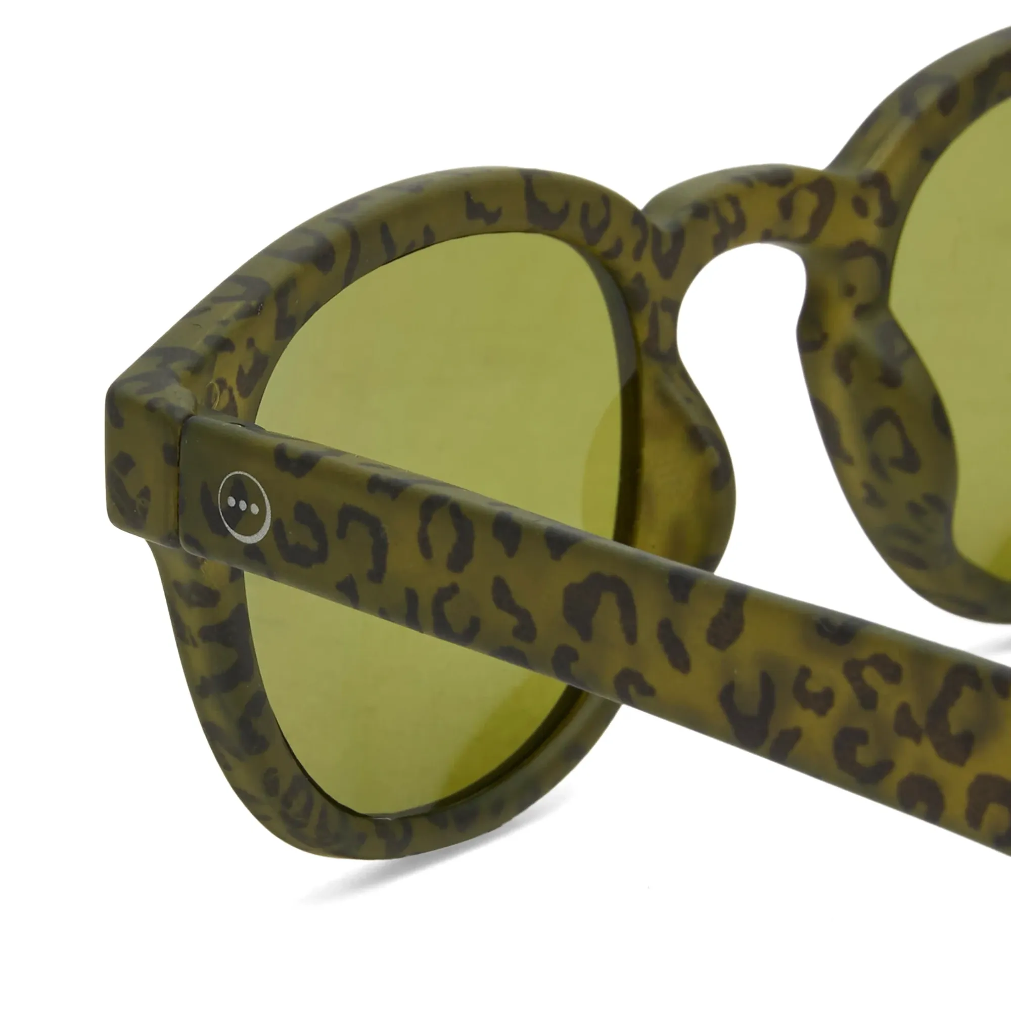IZIPIZI x Engineered Garments C Sunglasses Kaki Leopard