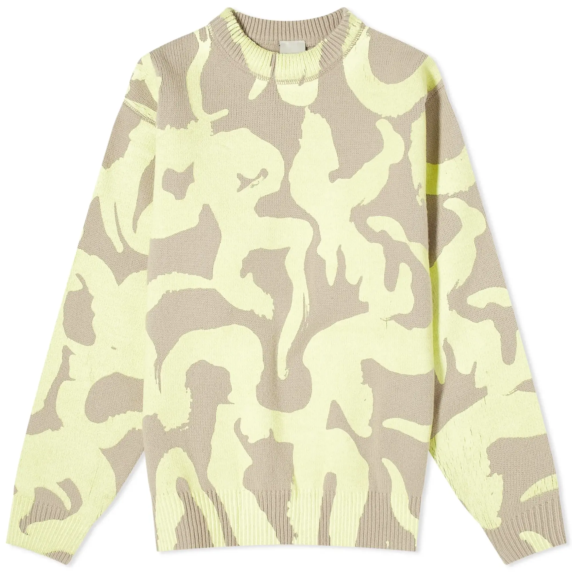 P.A.M. Men's Desert Text Sweater Grey Green