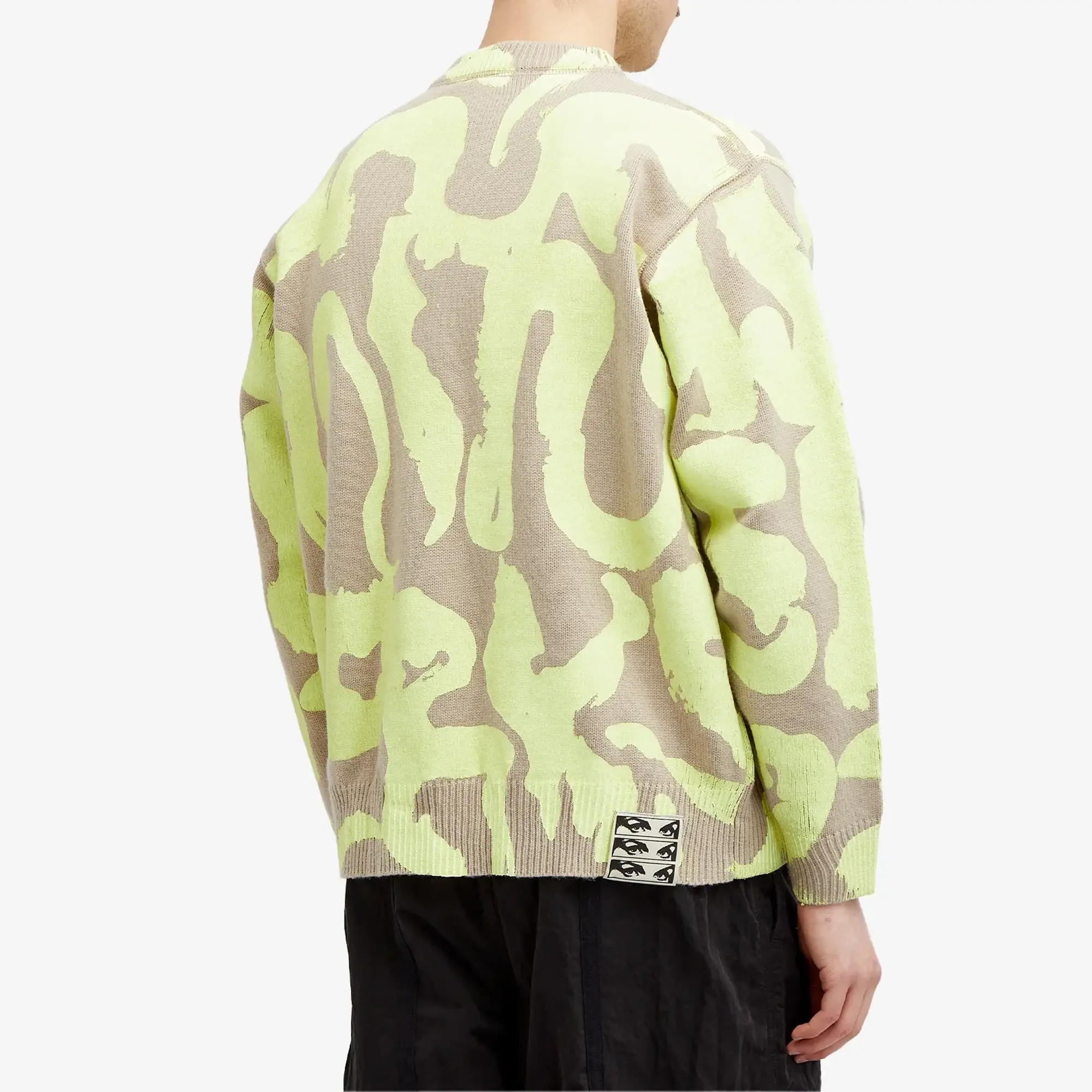 P.A.M. Men's Desert Text Sweater Grey Green