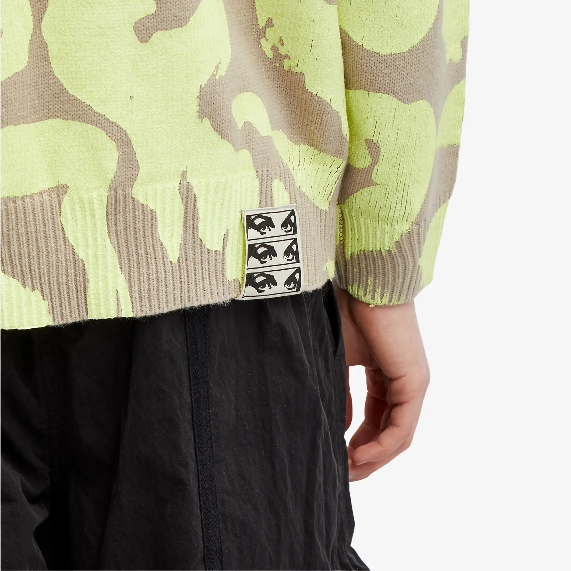 P.A.M. Men's Desert Text Sweater Grey Green