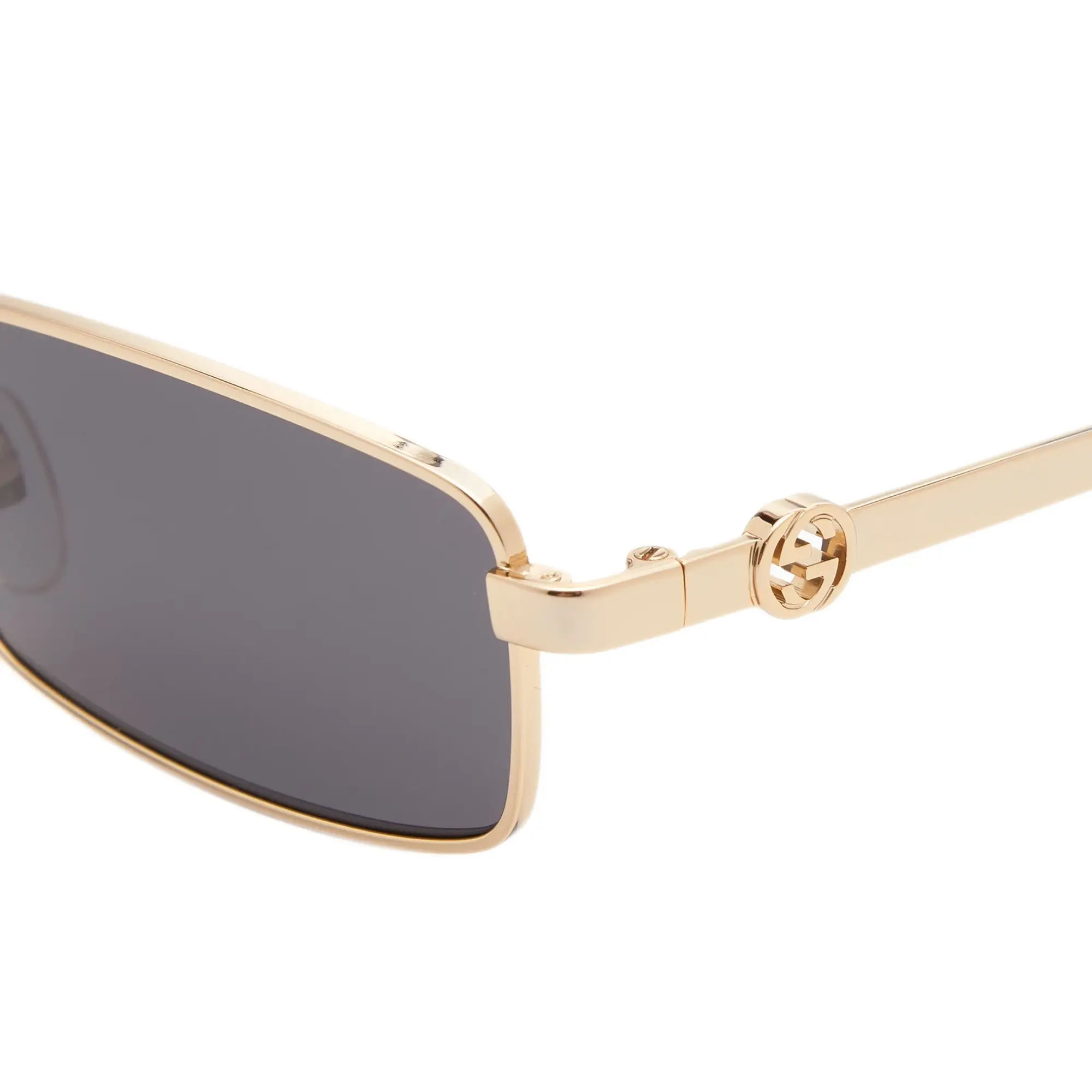 Gucci Women's Eyewear GG1600S Sunglasses Gold/Grey
