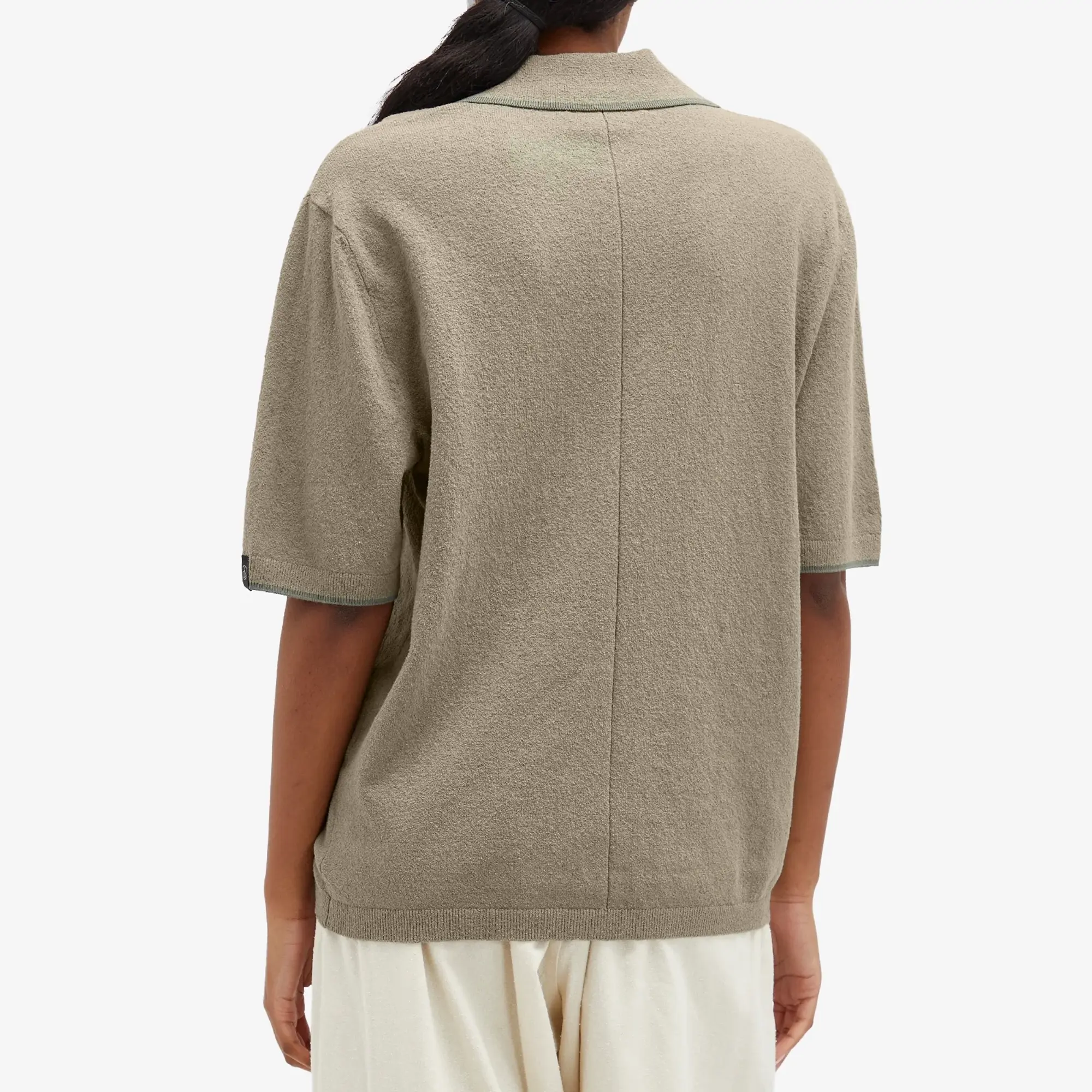 Rag & Bone Men's Johnny Towelling Polo Shirt Vetiver