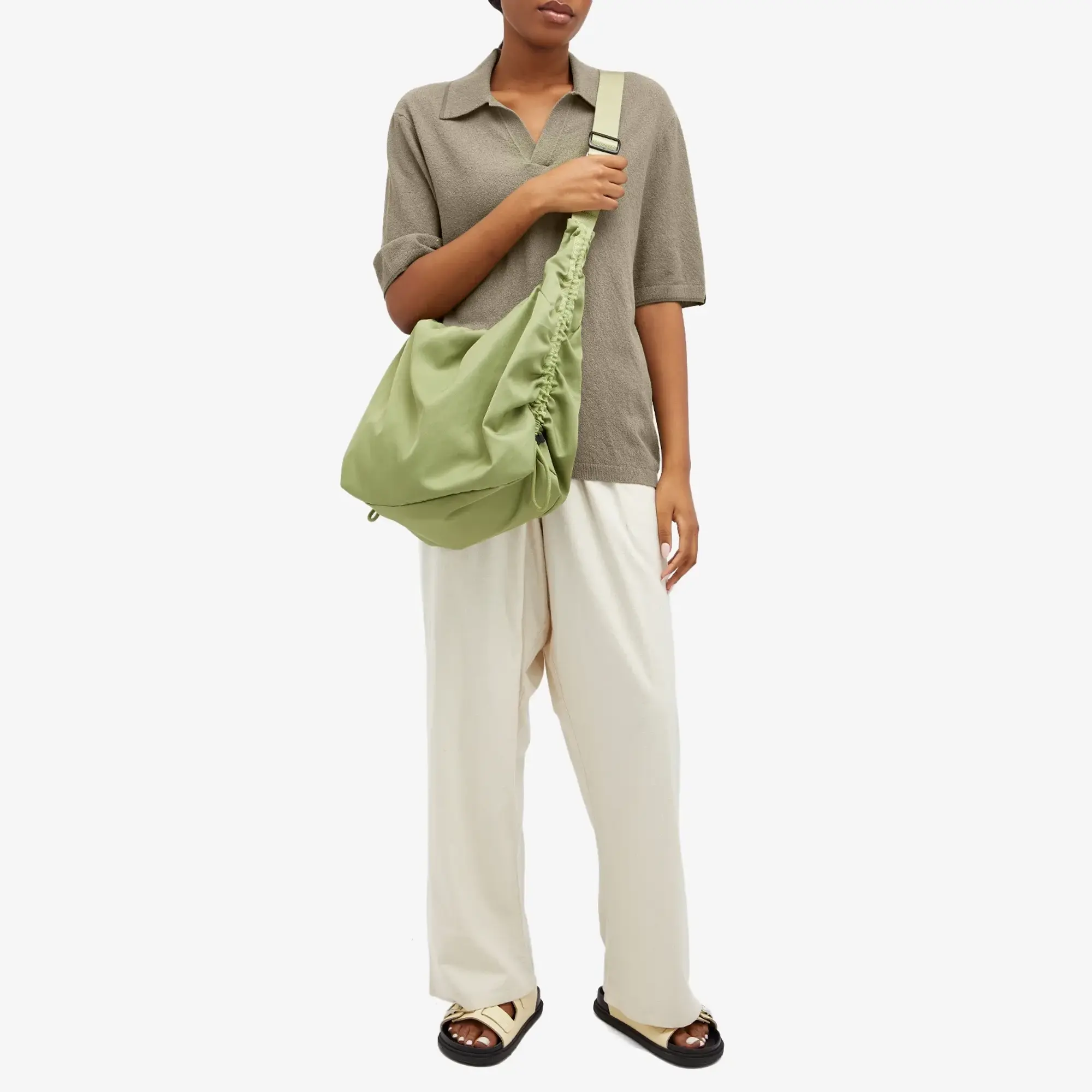 Rag & Bone Men's Johnny Towelling Polo Shirt Vetiver