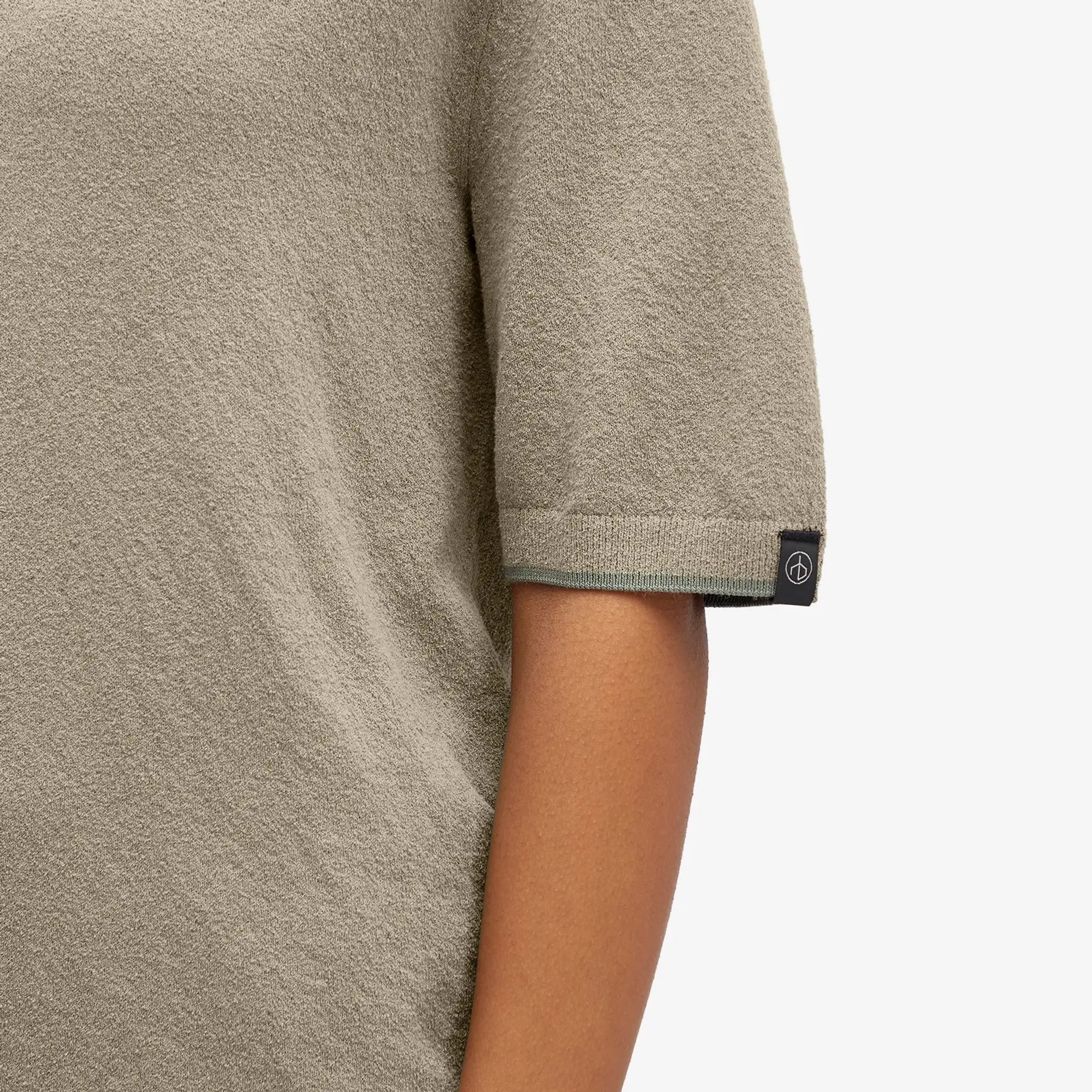 Rag & Bone Men's Johnny Towelling Polo Shirt Vetiver