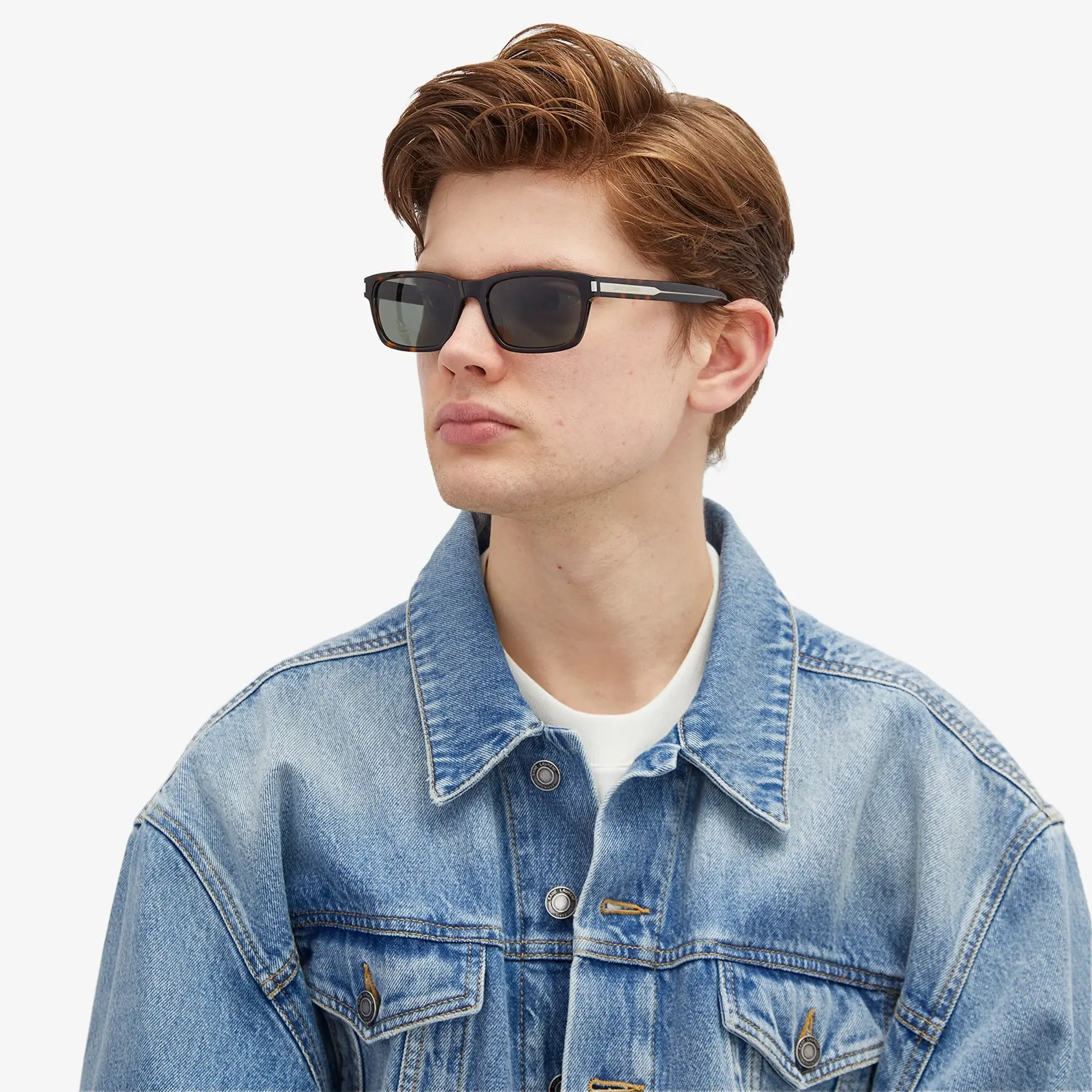 Saint Laurent Sunglasses Saint Laurent SL 662 Sunglasses Havana/Grey