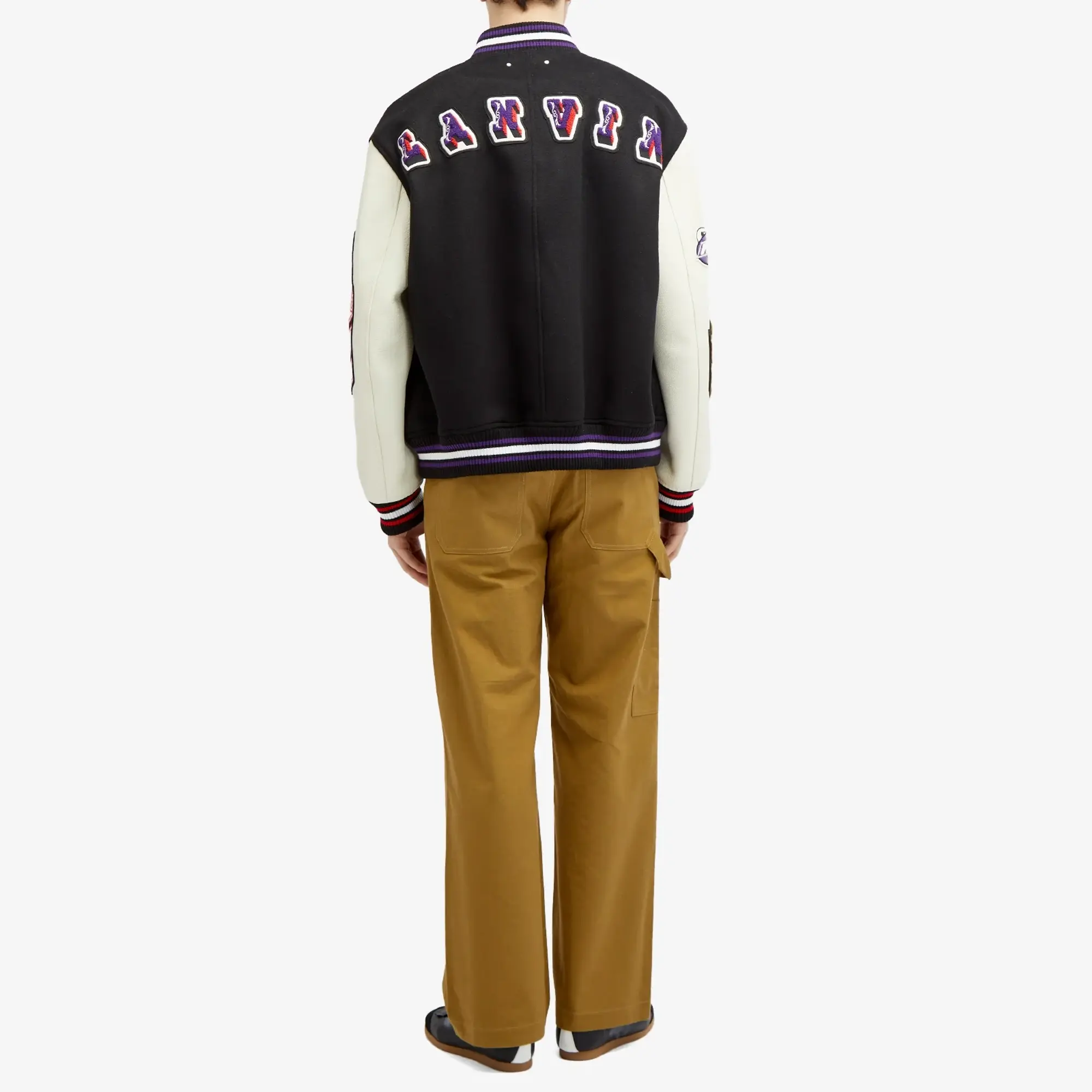 Lanvin Men's x Future Varsity Jacket Black