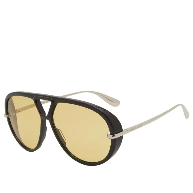 【関税＆送料込み】Bottega Veneta Sunglasses BV1274 Bottega Veneta Oversized Sunglasses Silver Black