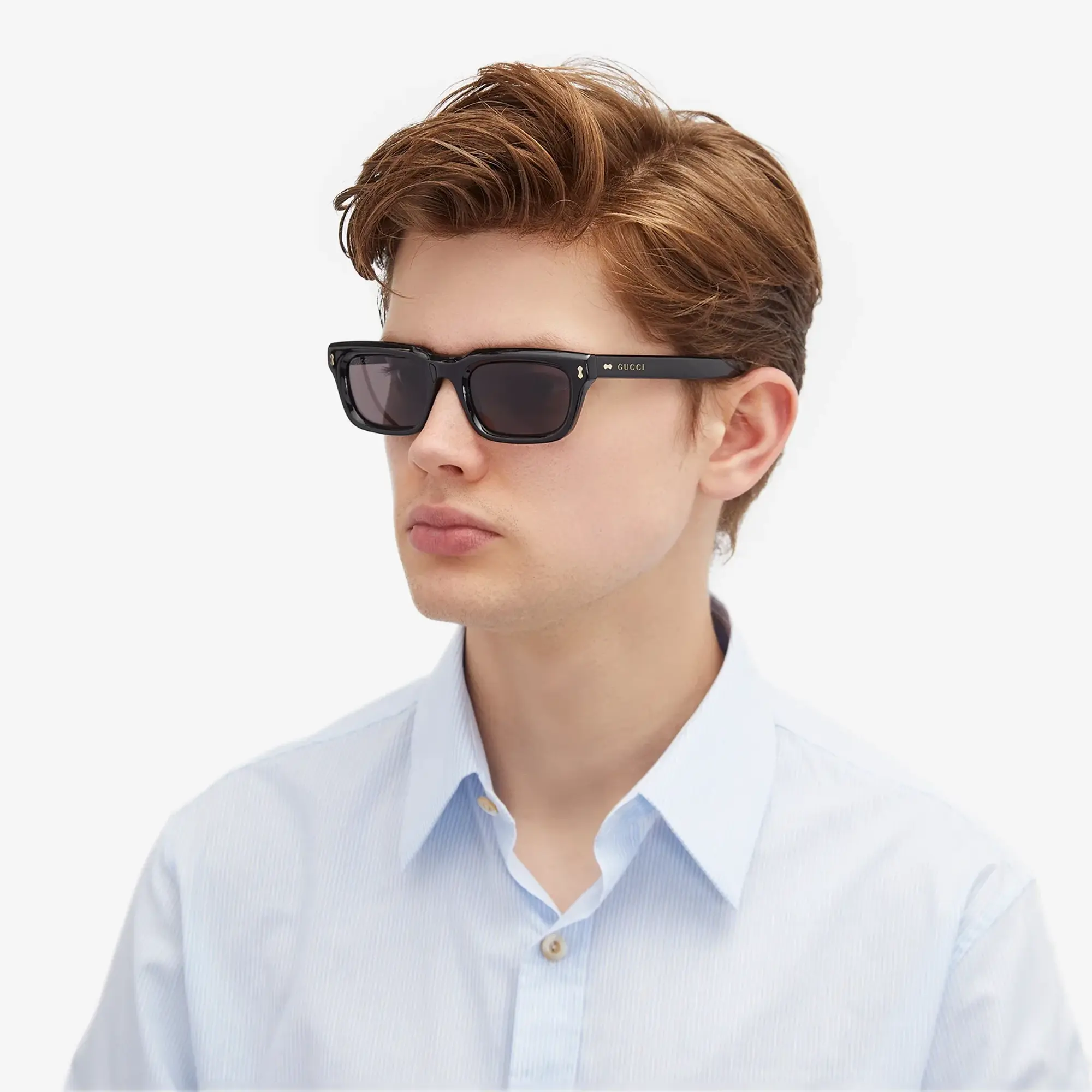 Gucci Men's Eyewear GG1524S Sunglasses Black/Grey