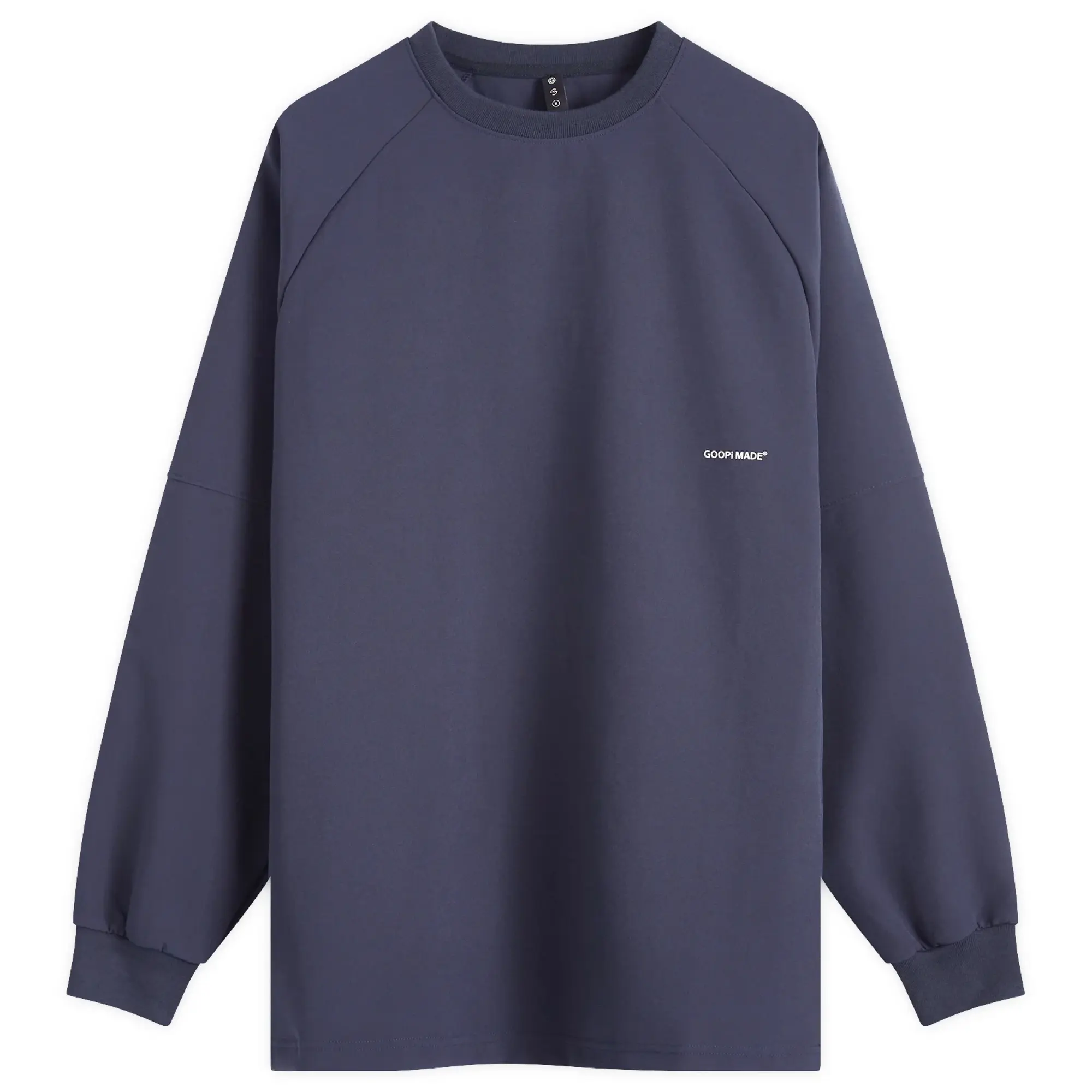 GOOPiMADE Men's GOOPiMADE Men's® “MEquip-L1” Torqued 3D Cable Crewneck Marine