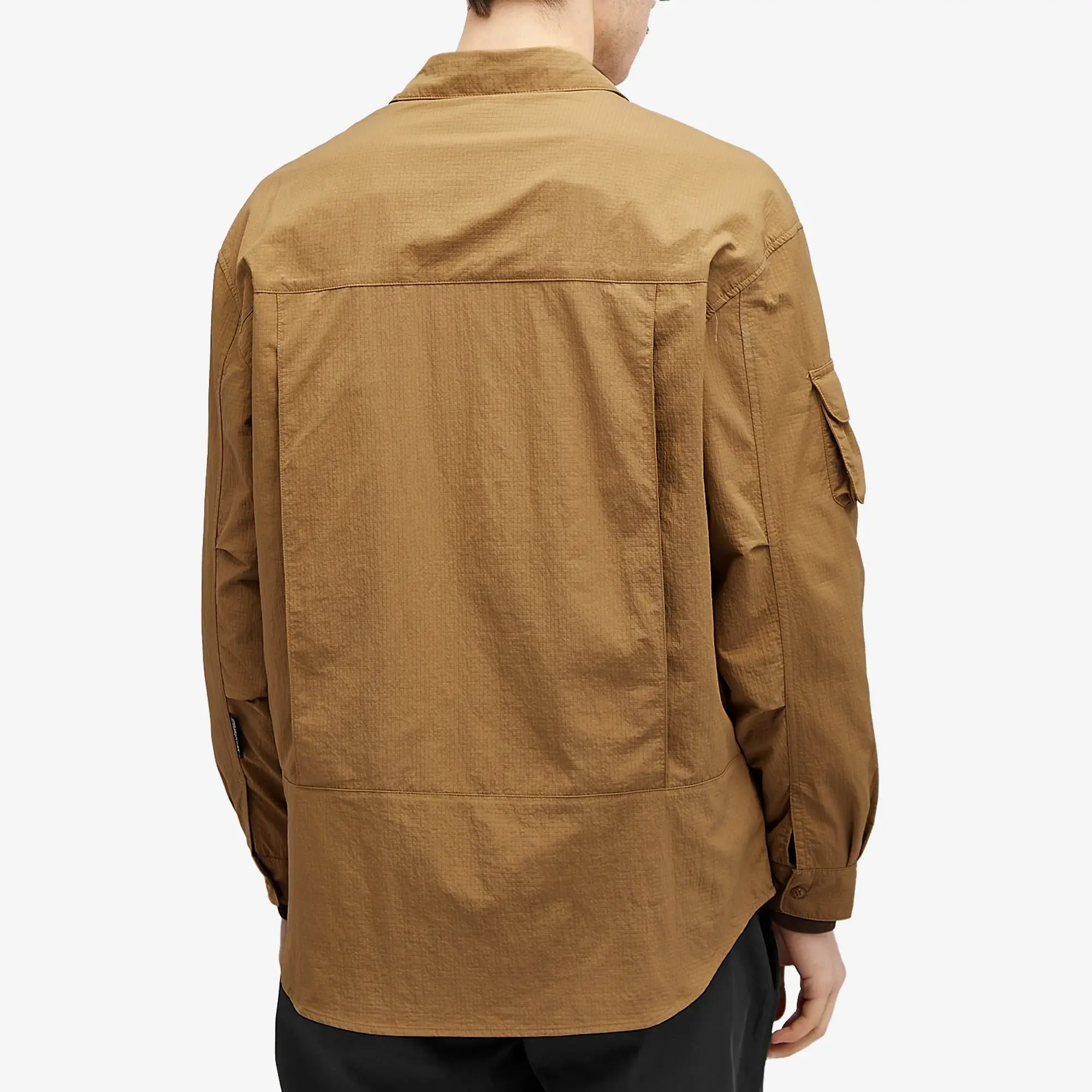 Uniform Bridge Men's Ripstop Multi Pocket Shirt Tan
