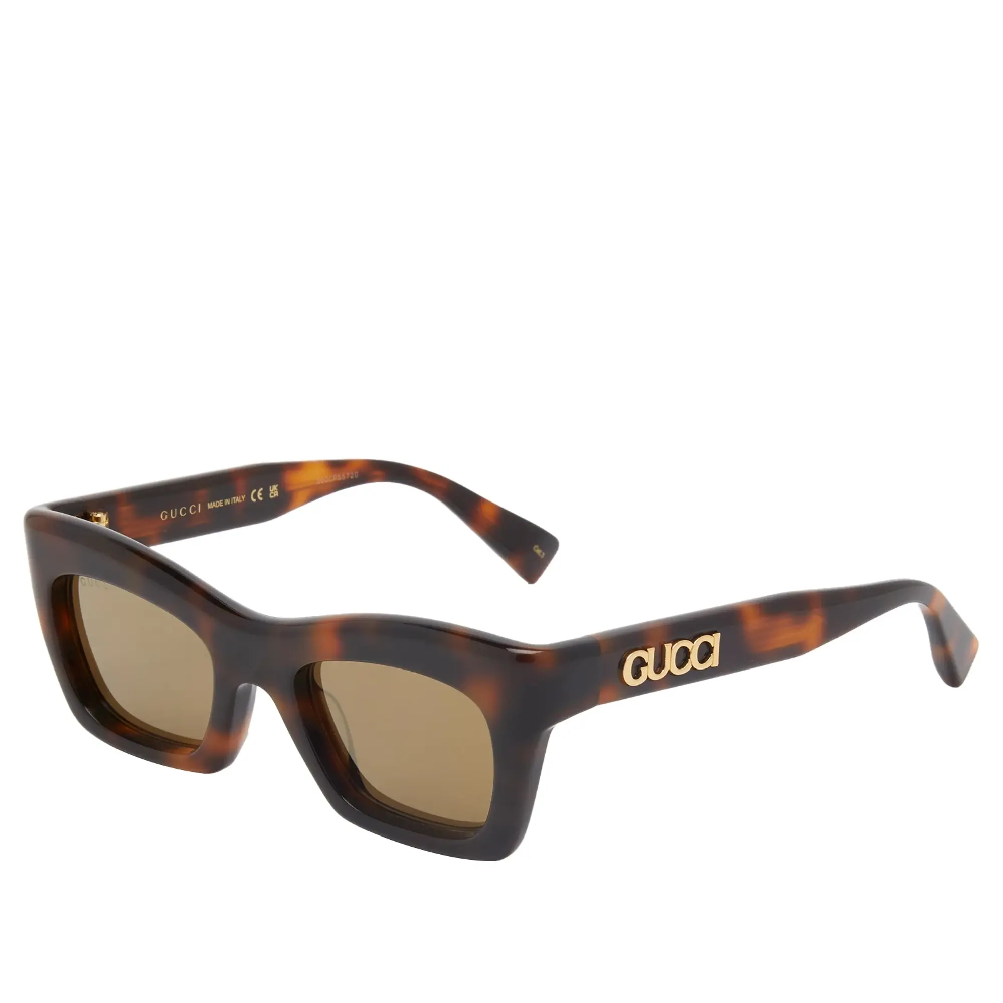 Gucci Women's Eyewear GG1773S Sunglasses Havana/Brown