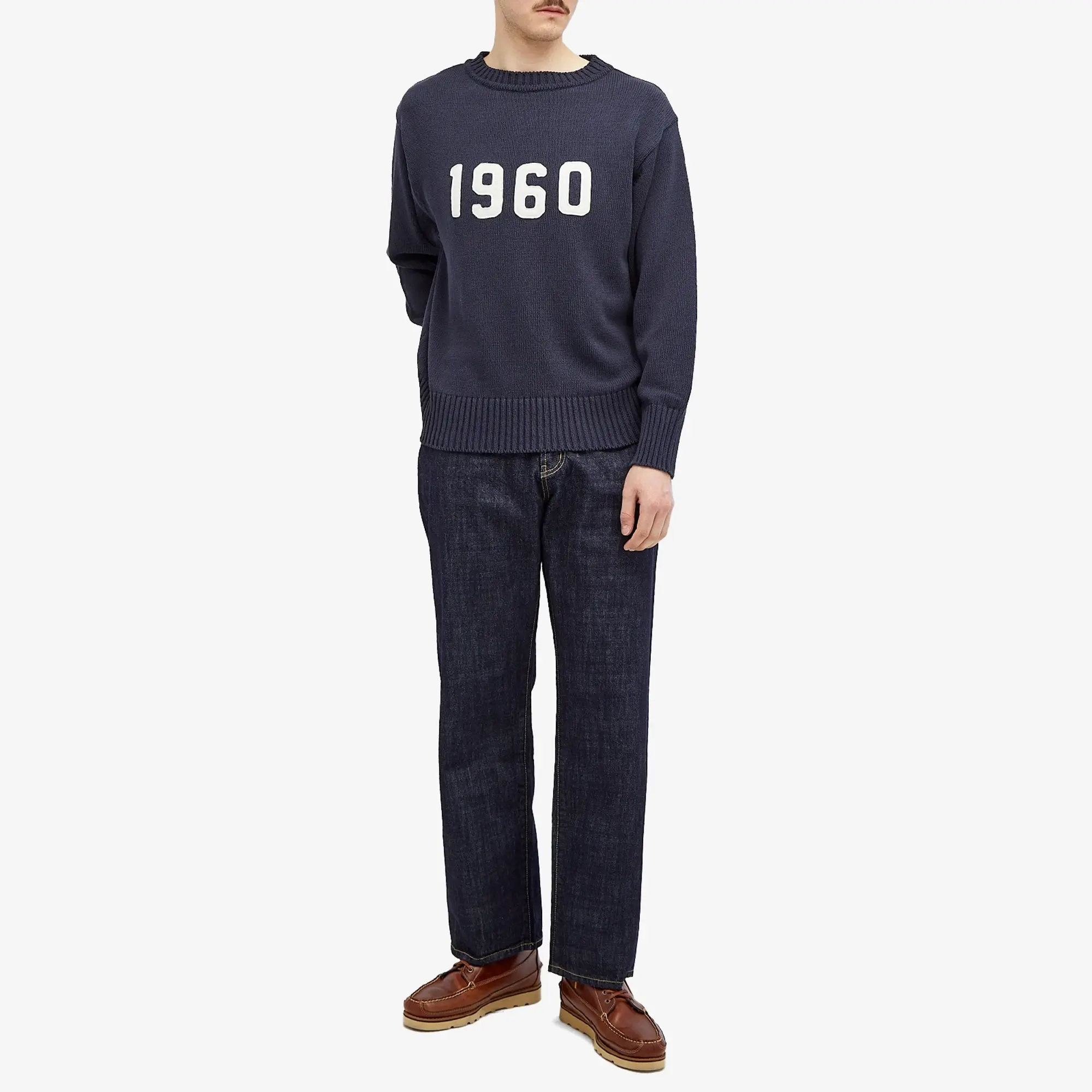 Uniform Bridge Men's 1960 Knit Sweater Navy