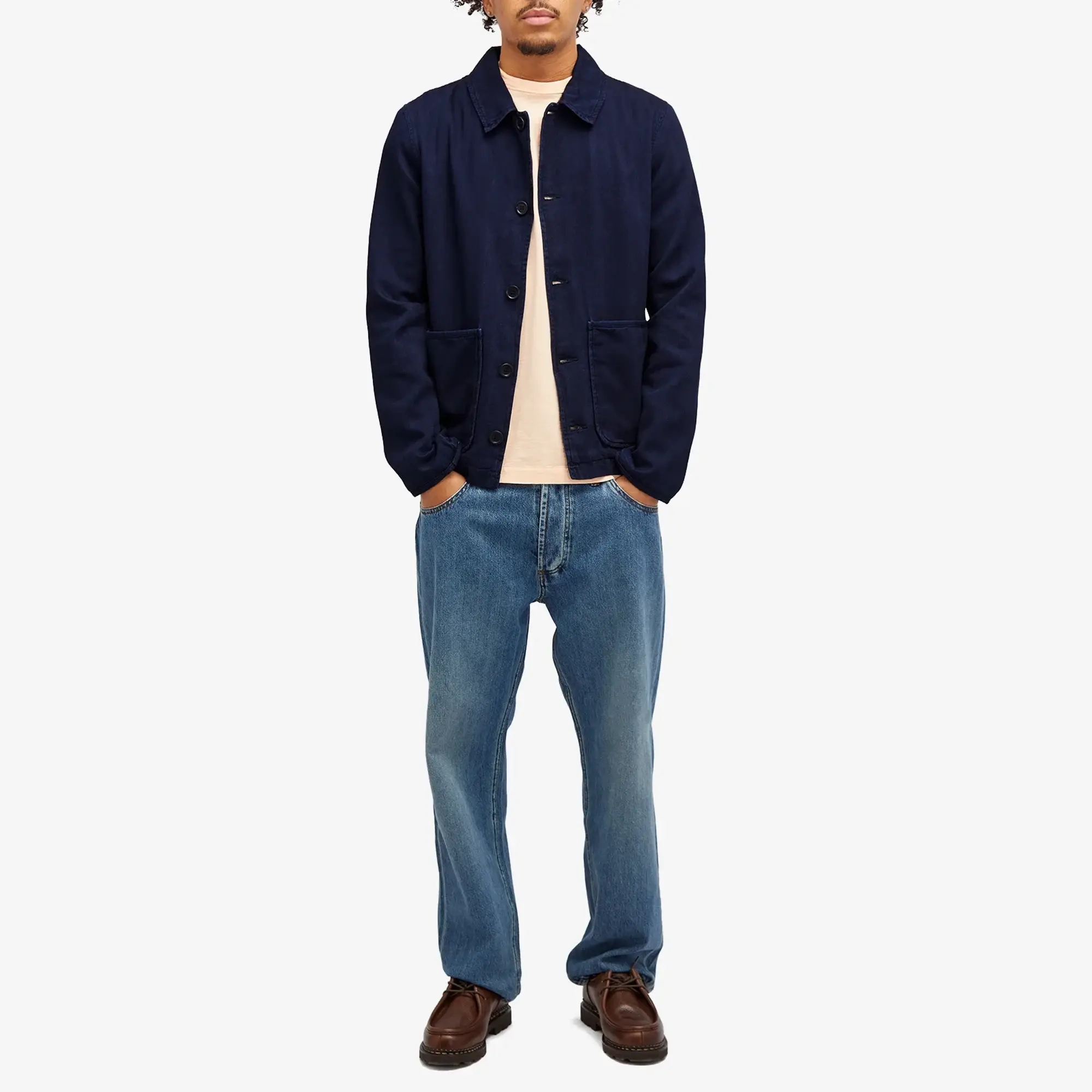 YMC Men's Groundhog Jacket Indigo