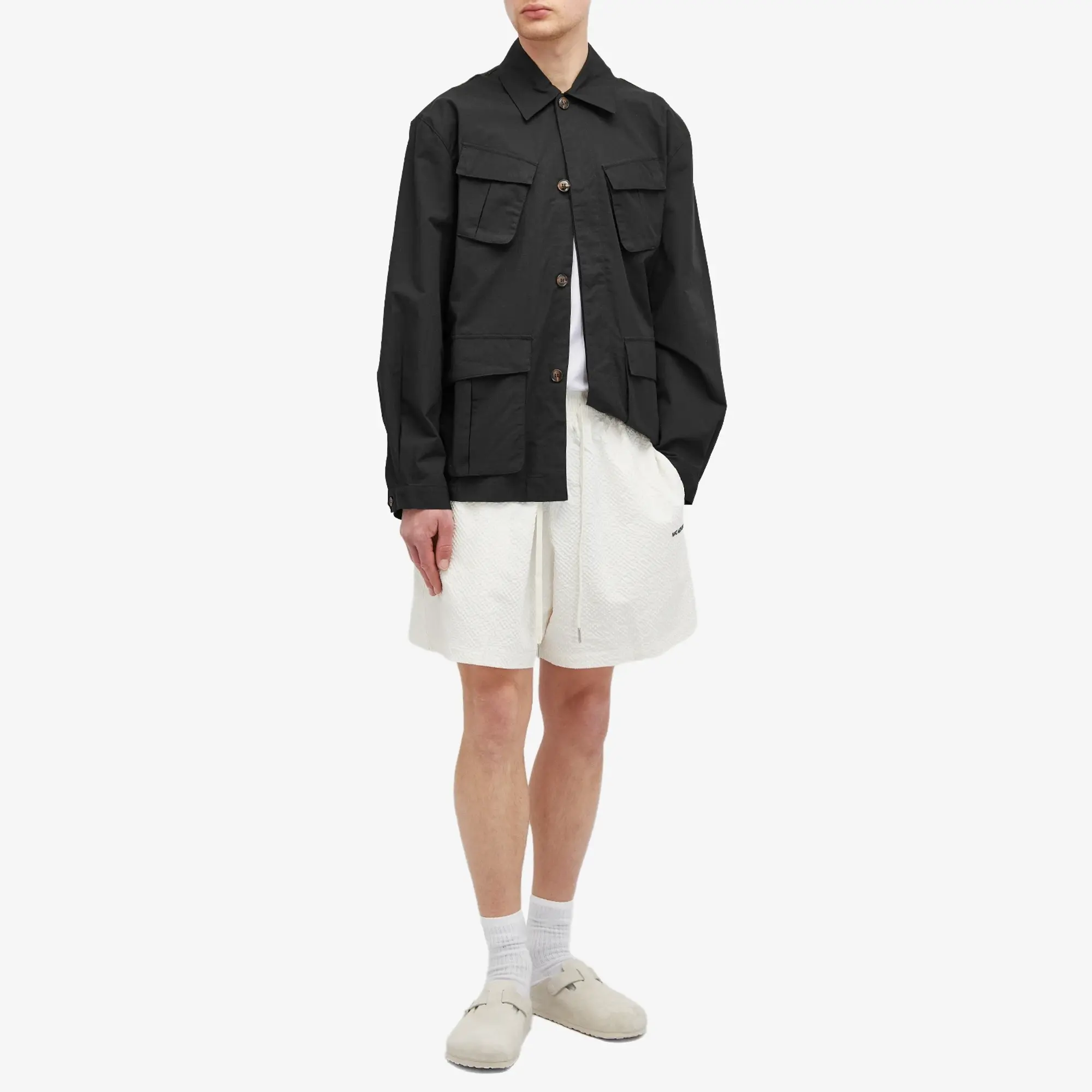 MKI Men's Ripstop Cargo Jacket Black