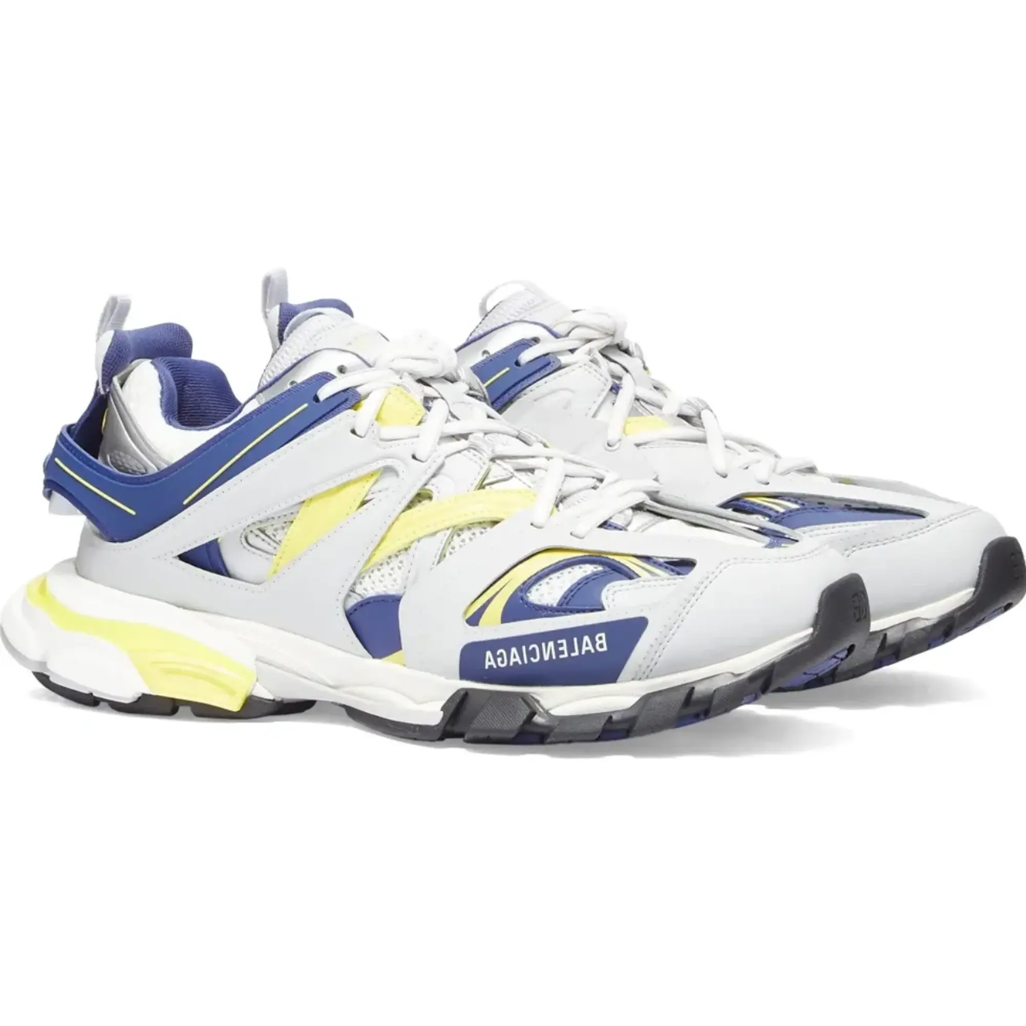 Balenciaga Men's Track Sneaker White/Navy/Grey