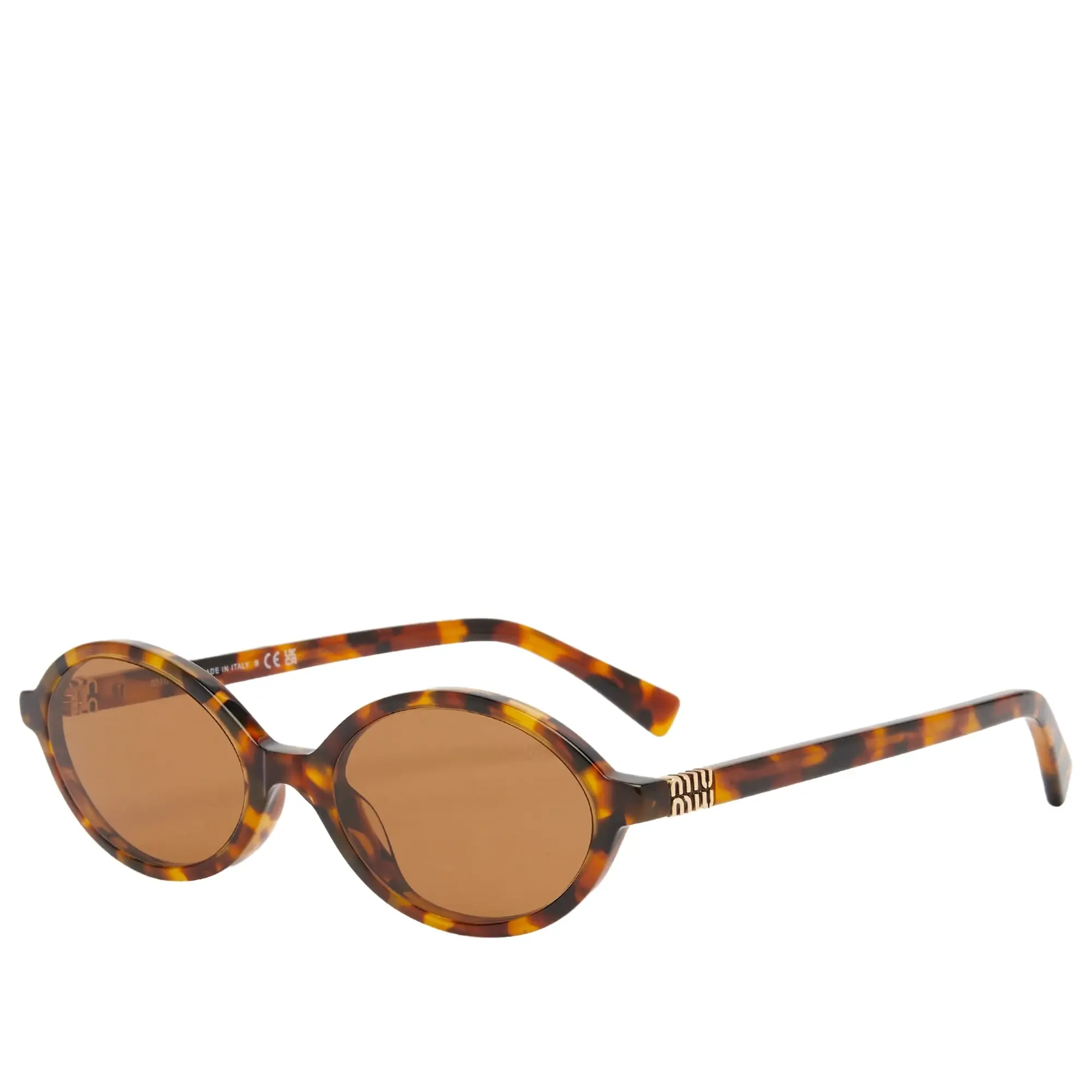 Miu Miu Eyewear Women's 04ZS Sunglasses Light Havana/Brown