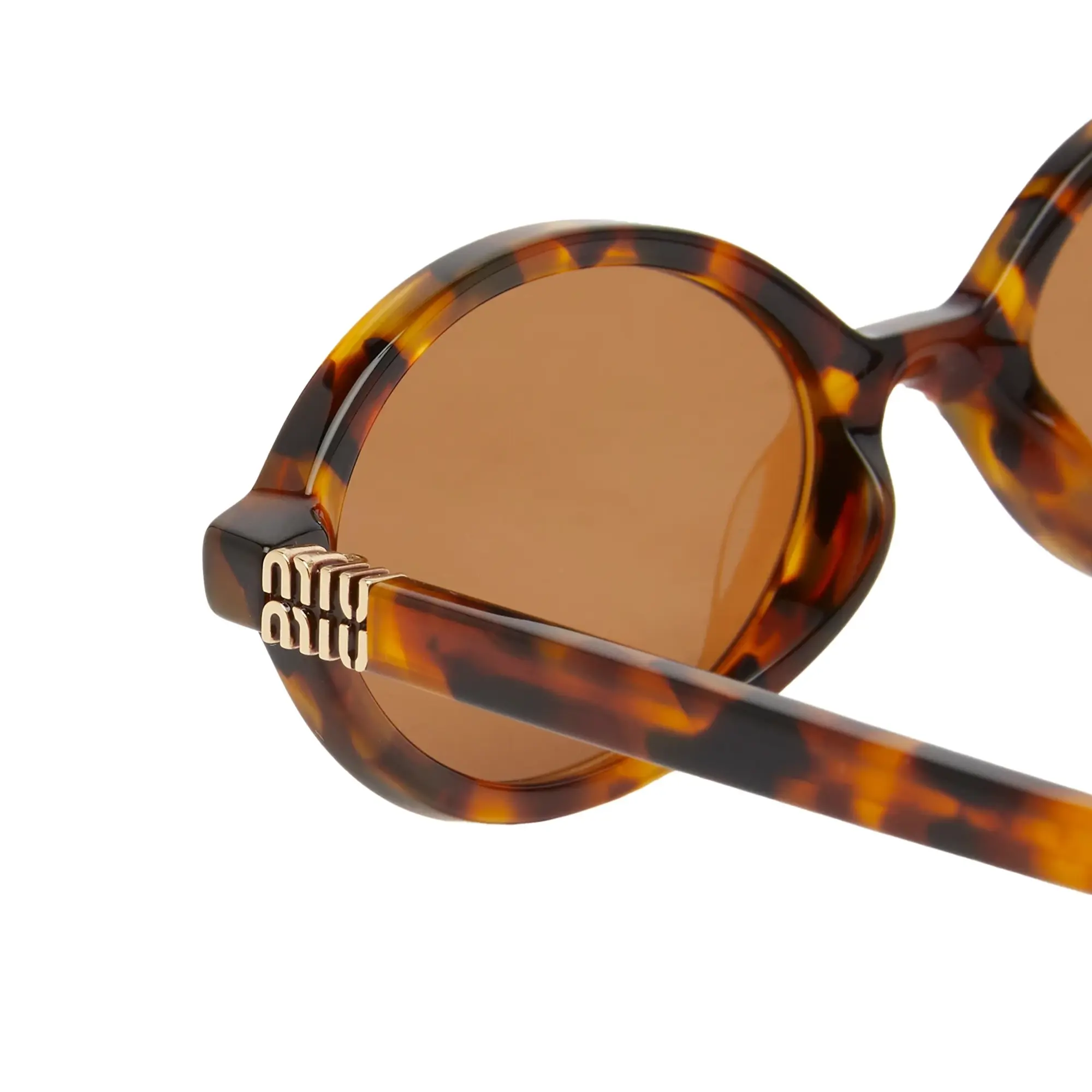 Miu Miu Eyewear Women's 04ZS Sunglasses Light Havana/Brown