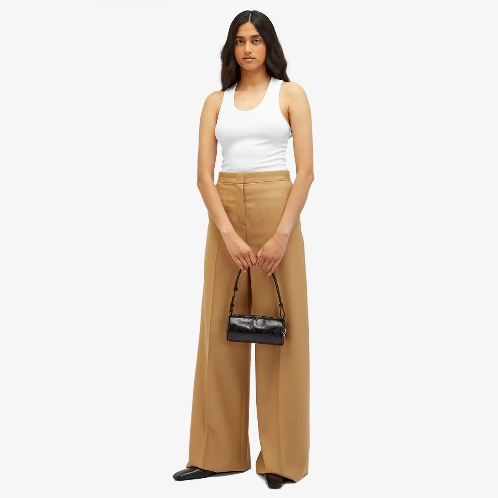 Max Mara Women's Wide Leg Trousers Honey