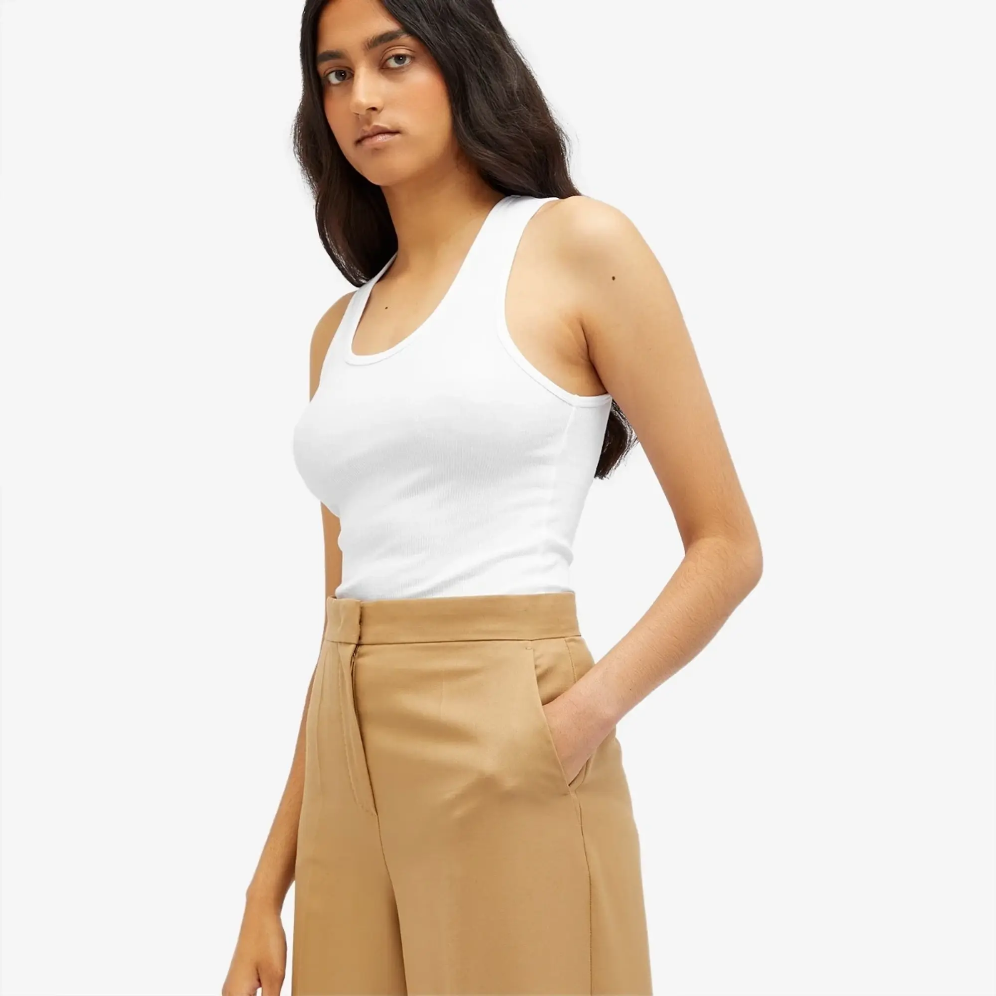 Max Mara Women's Wide Leg Trousers Honey
