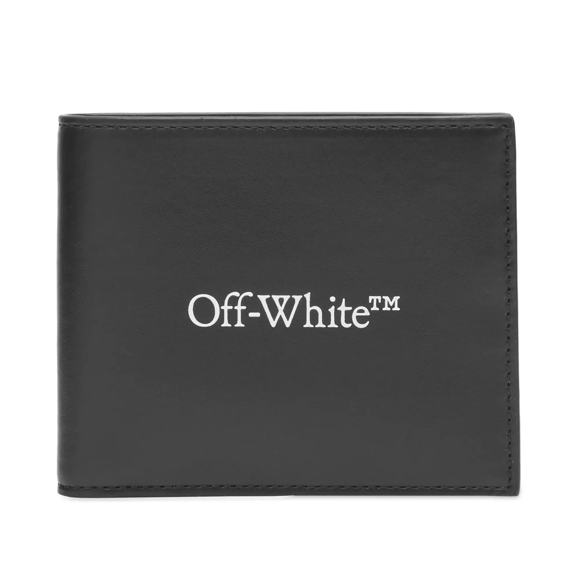 Off-White Men's Bookish Bifold Leather Wallet