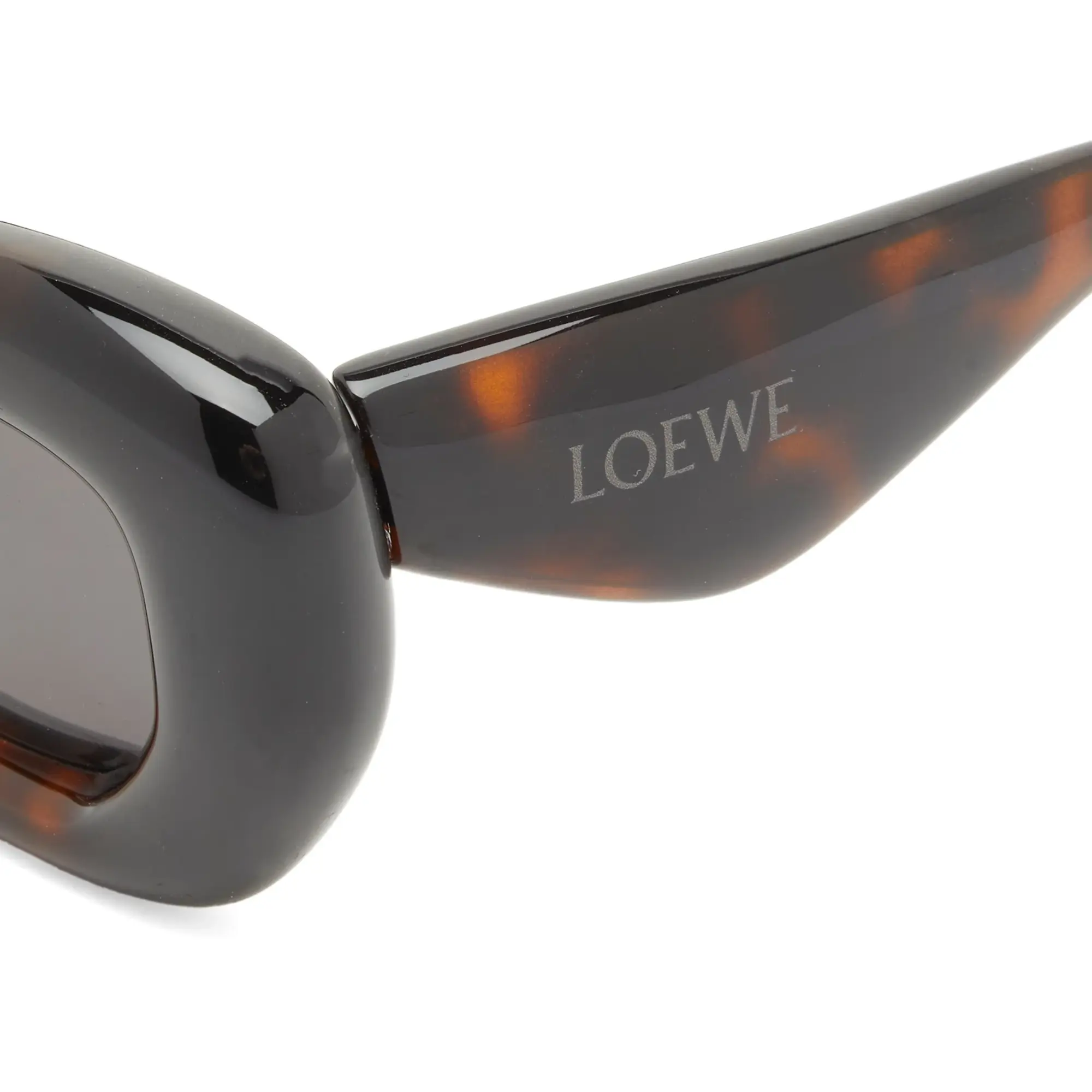 Loewe Eyewear Loewe Inflated Sunglasses Dark Havana/Smoke