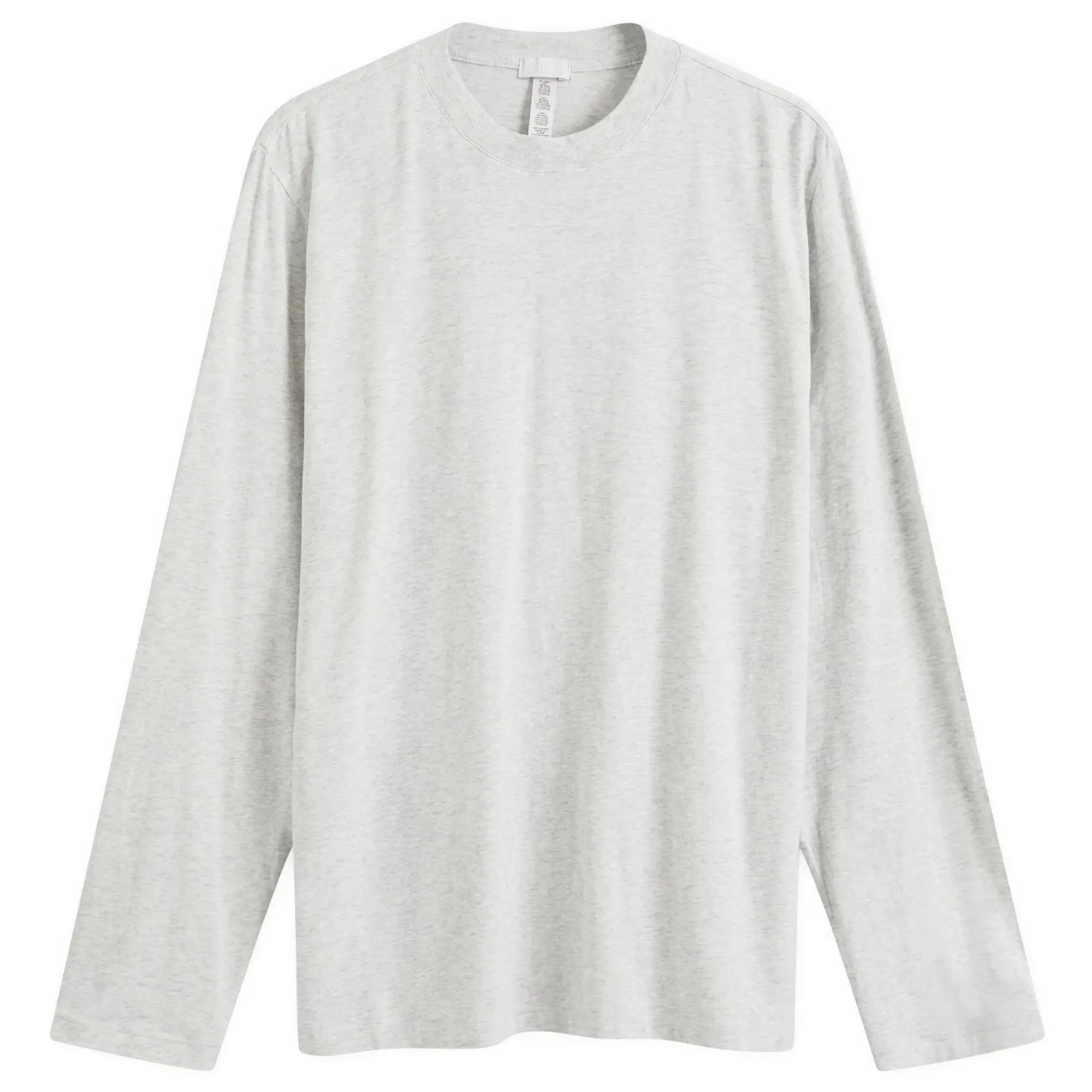 SKIMS Women's Boyfriend Long Sleeve T-Shirt Light Heather Grey