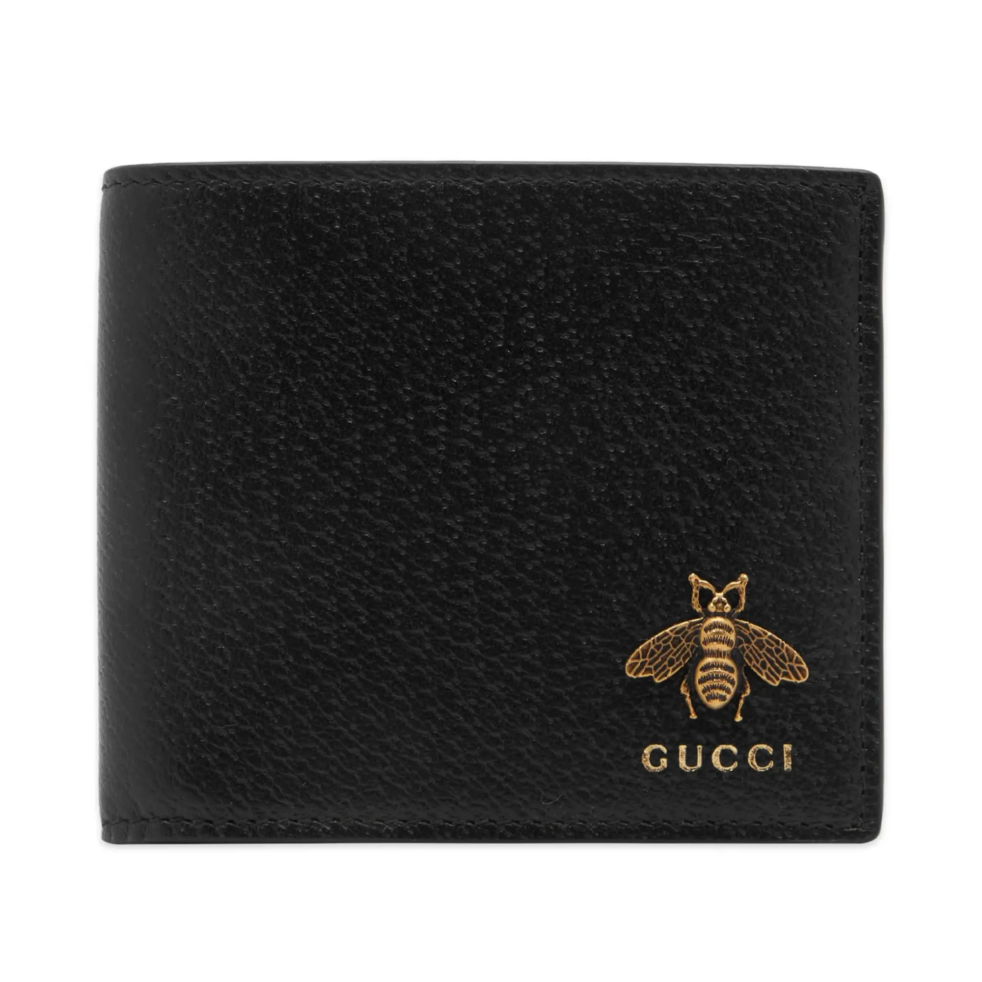 Gucci Men's Bee Logo Wallet Black