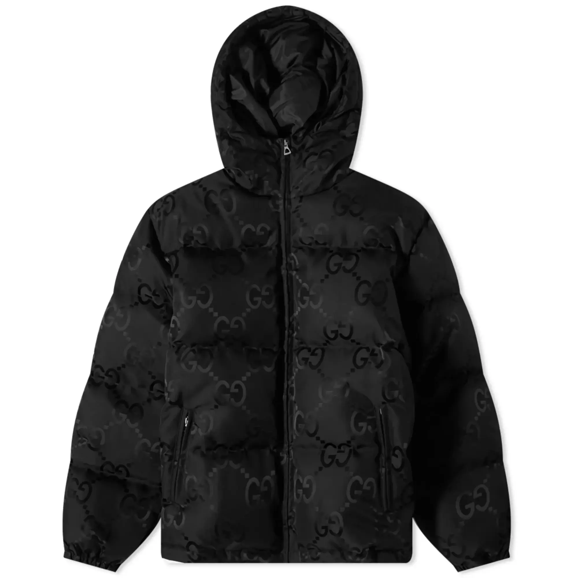 Gucci Men's GG Jaquard Down Jacket Black