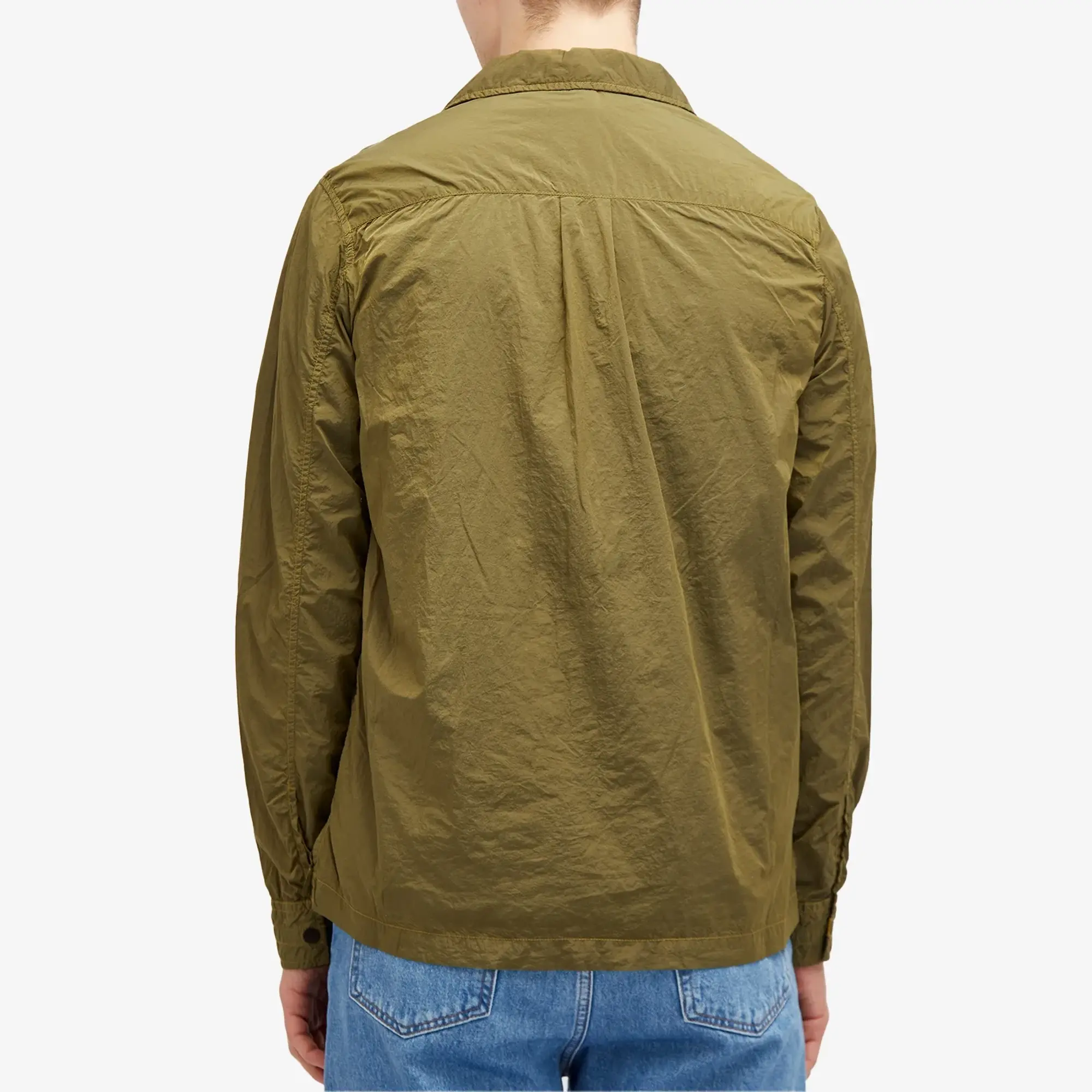 Paul Smith Men's Zip Front Nylon Jacket Green