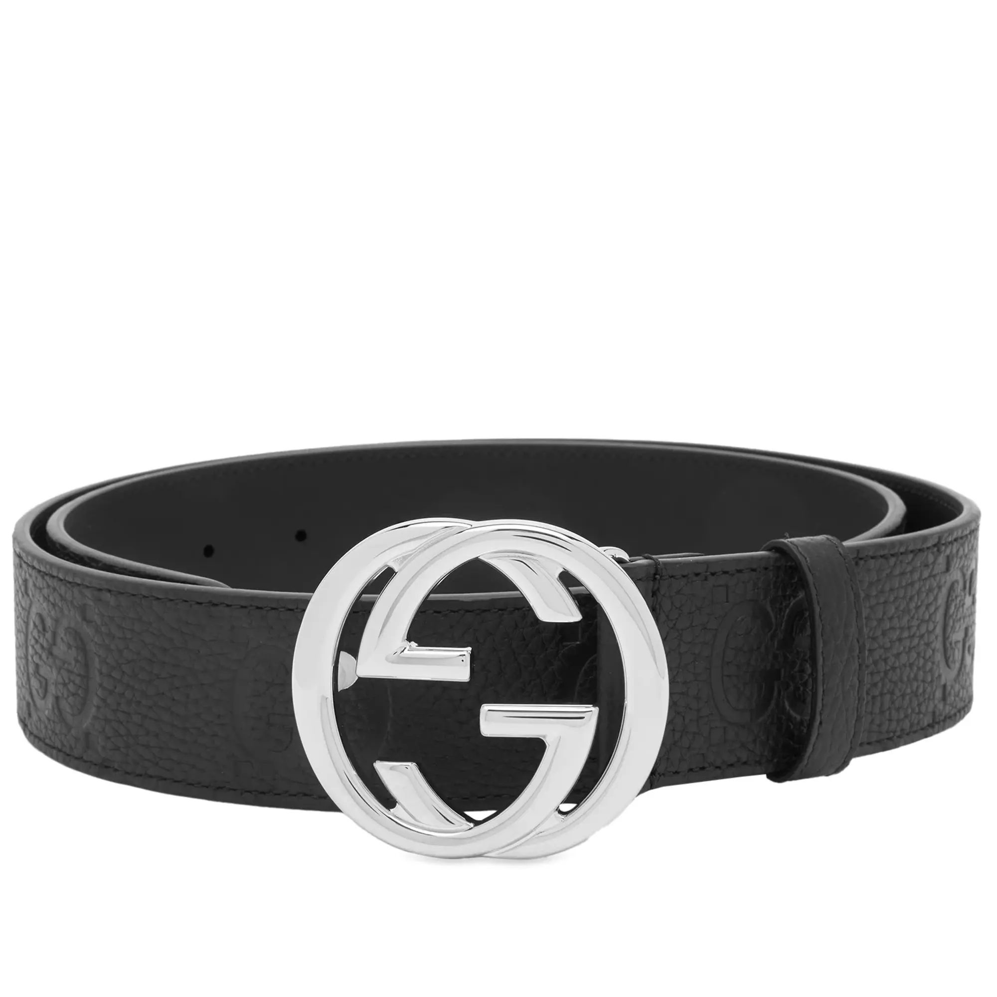 Gucci Men s Interlocking GG Belt Black