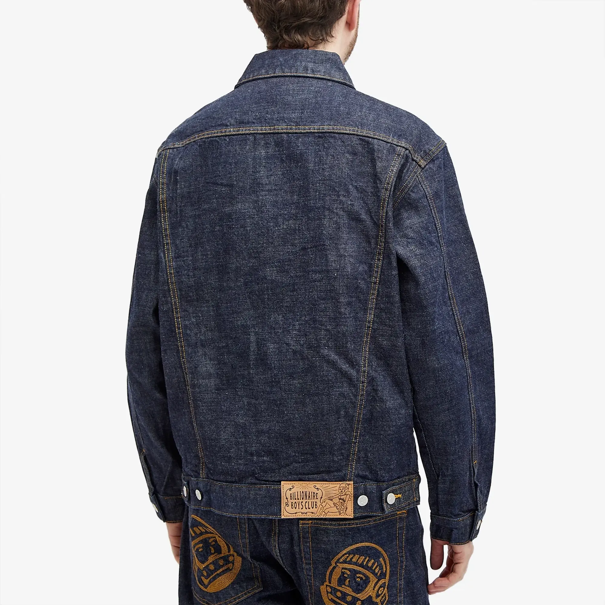 Billionaire Boys Club Men's Astro Selvedge Denim Jacket Indigo