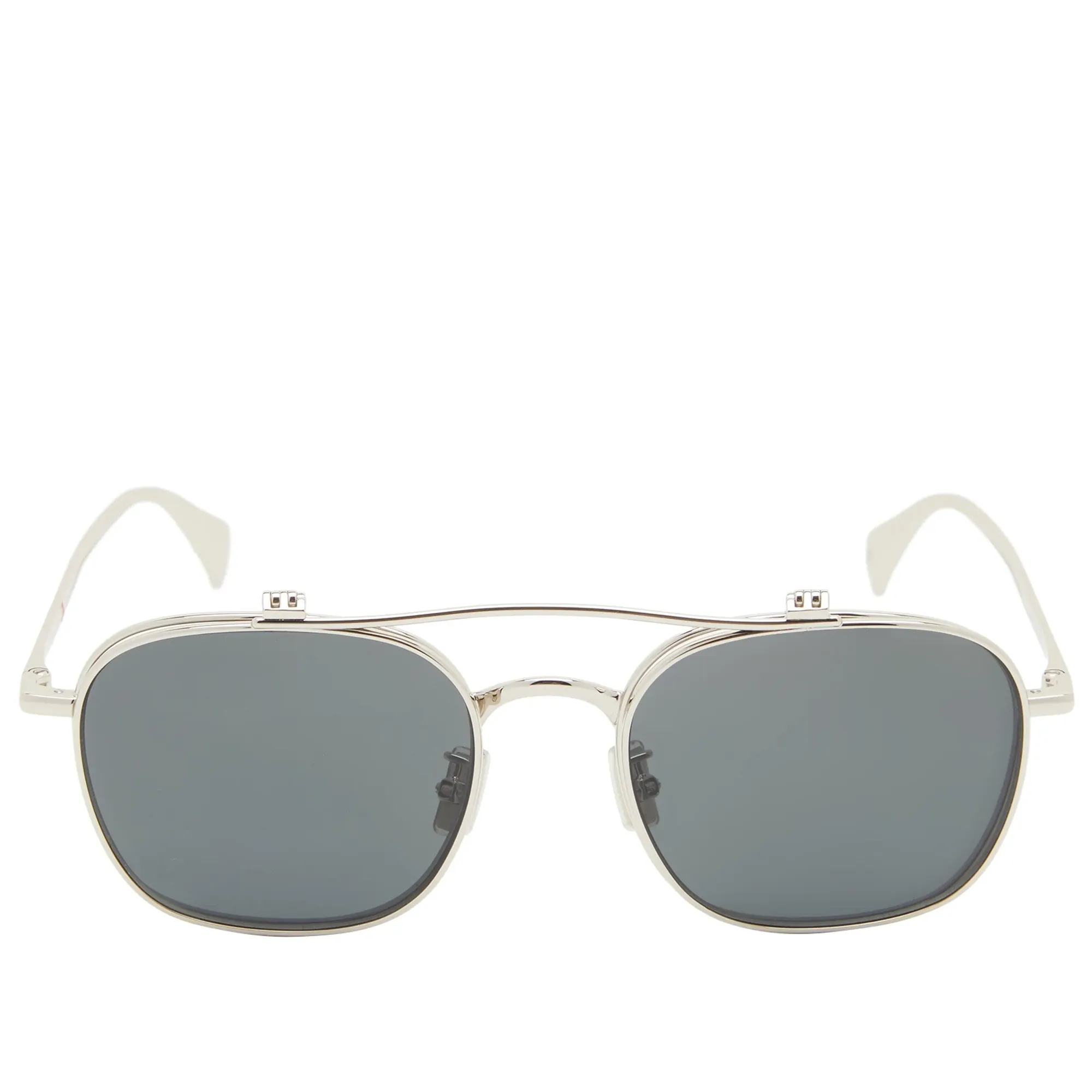 Kenzo Eyewear Kenzo KZ40188U Sunglasses Shiny Palladium/Green