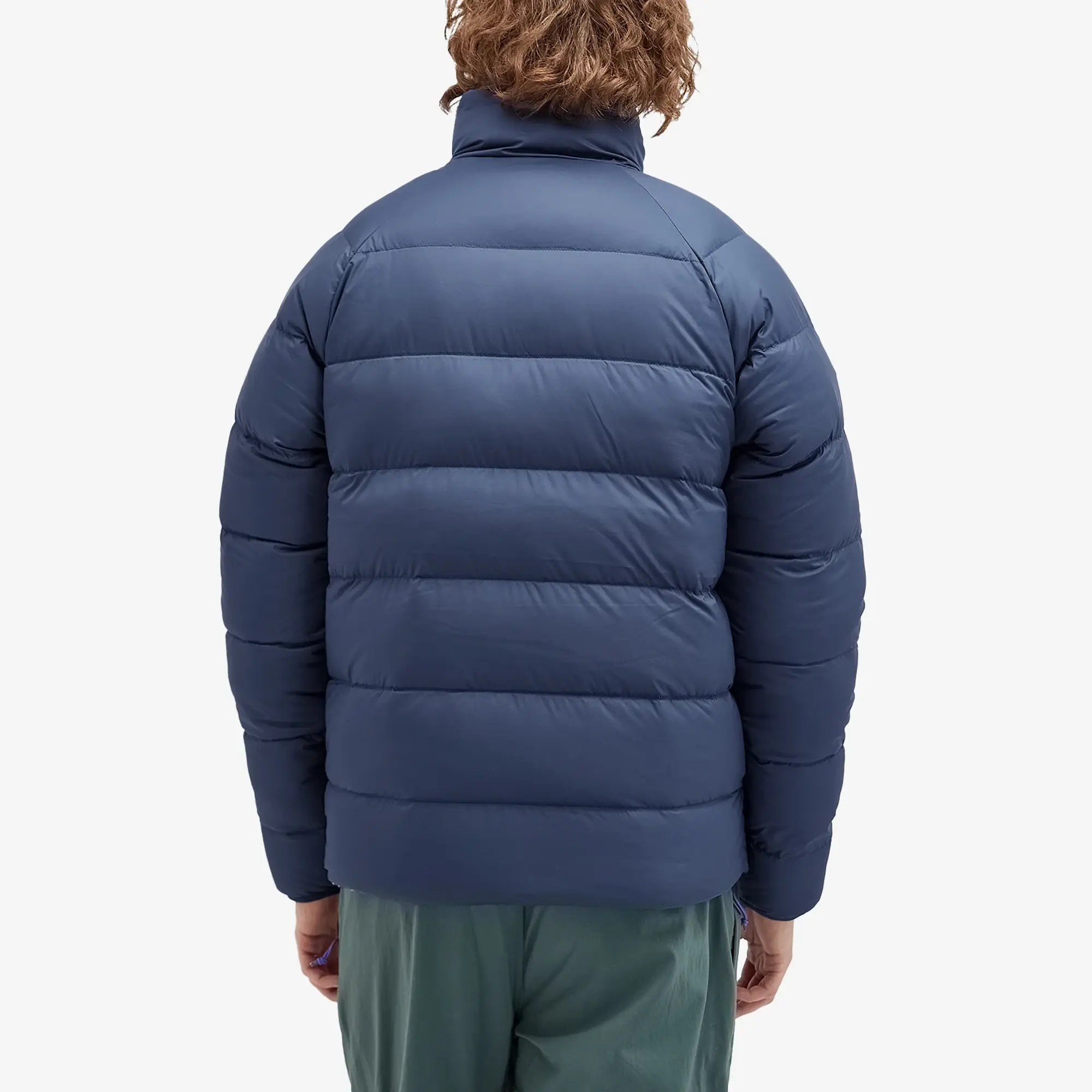 Patagonia Men's Reversible Silent Down Jacket New Navy