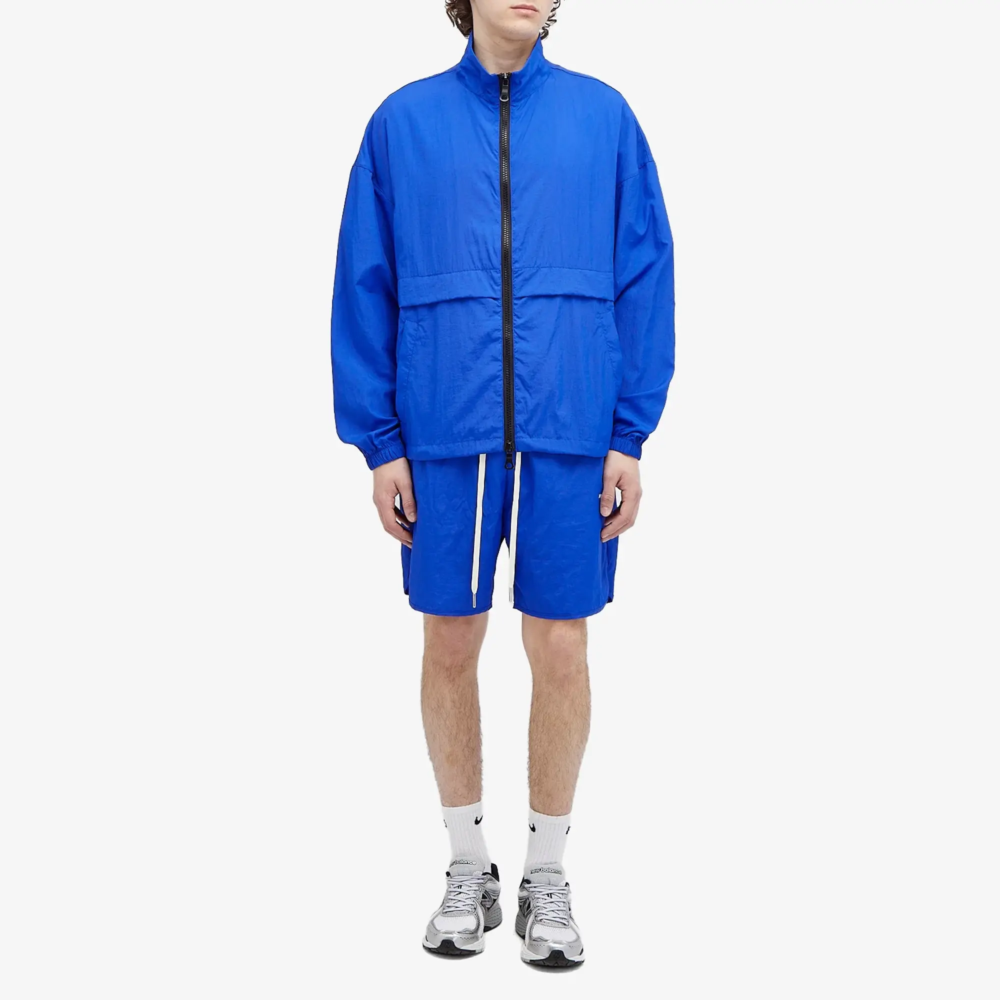 MKI Men's Crinkle Nyon Track Jacket Royal Blue