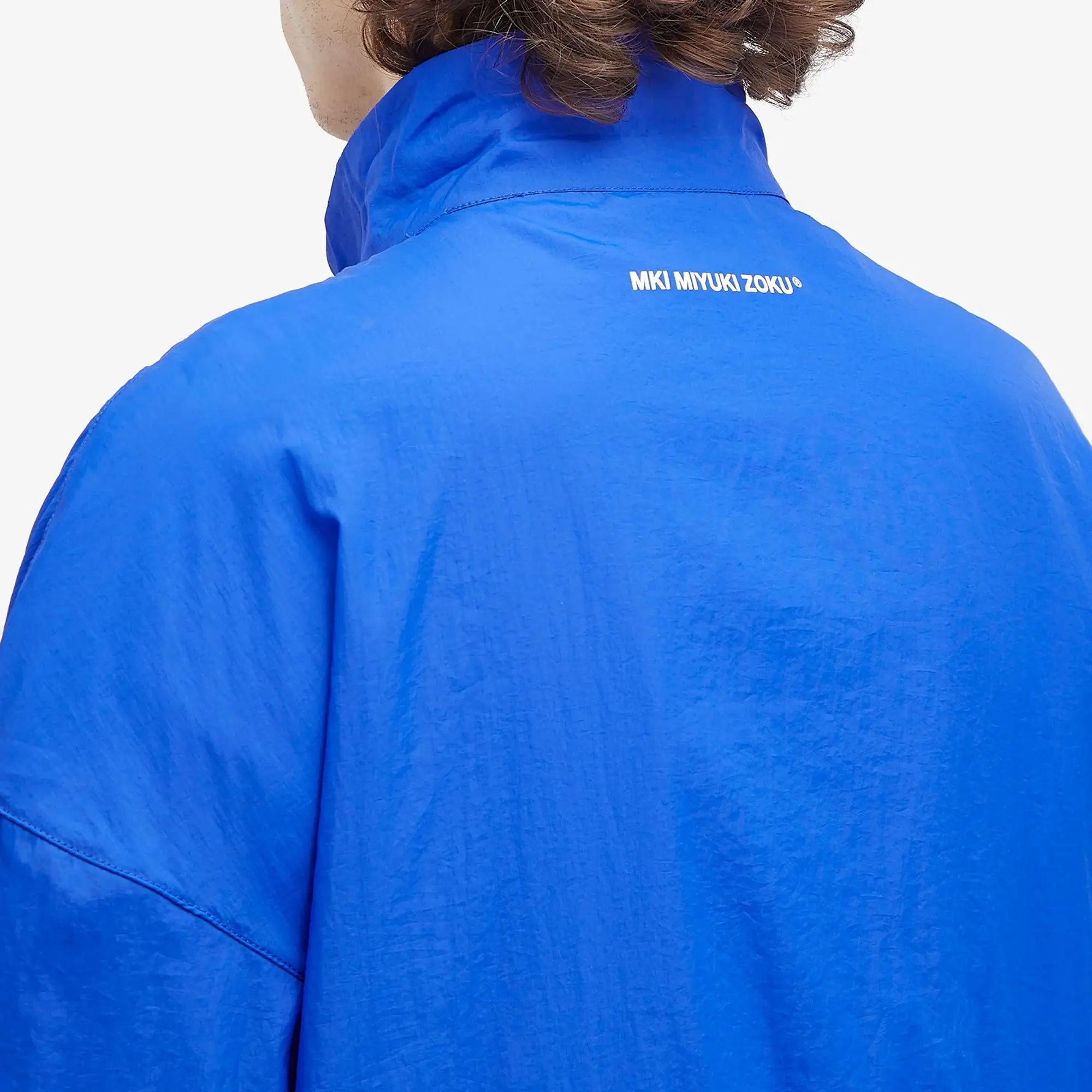 MKI Men's Crinkle Nyon Track Jacket Royal Blue