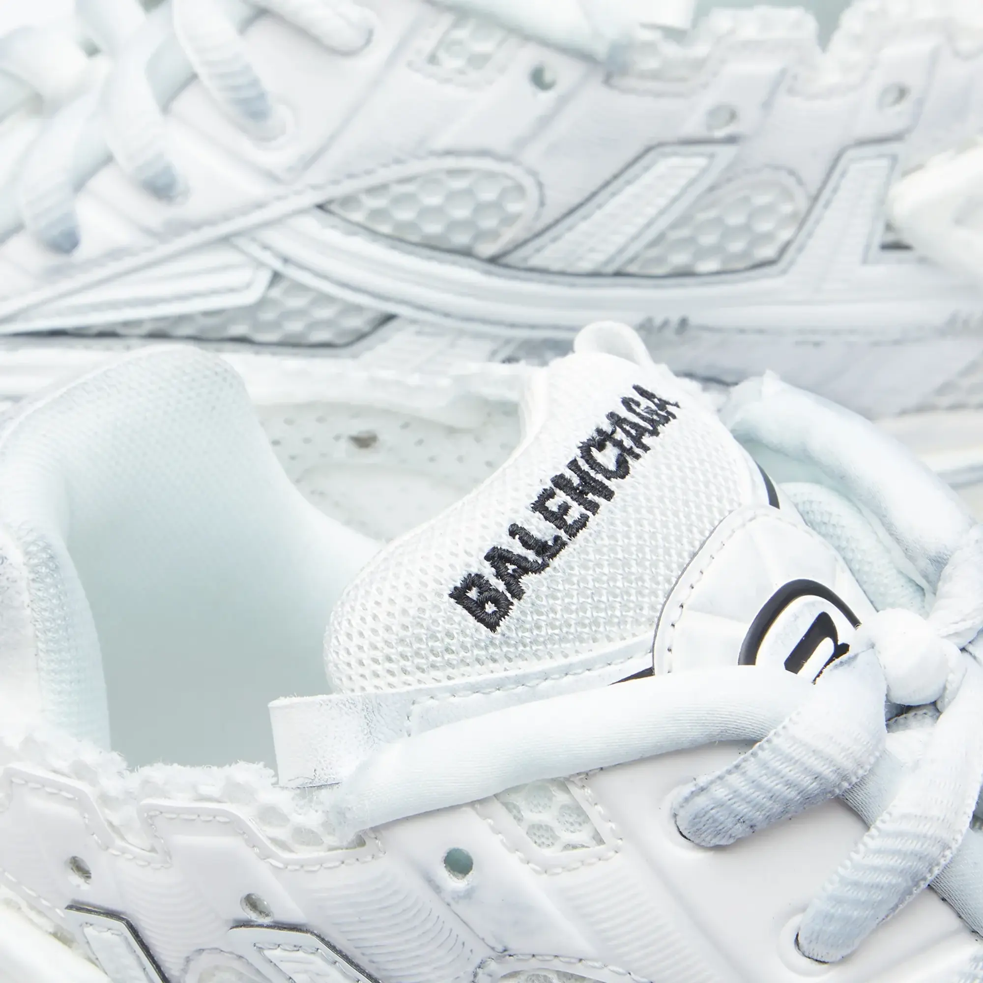 Balenciaga Men's Runner Sneaker White