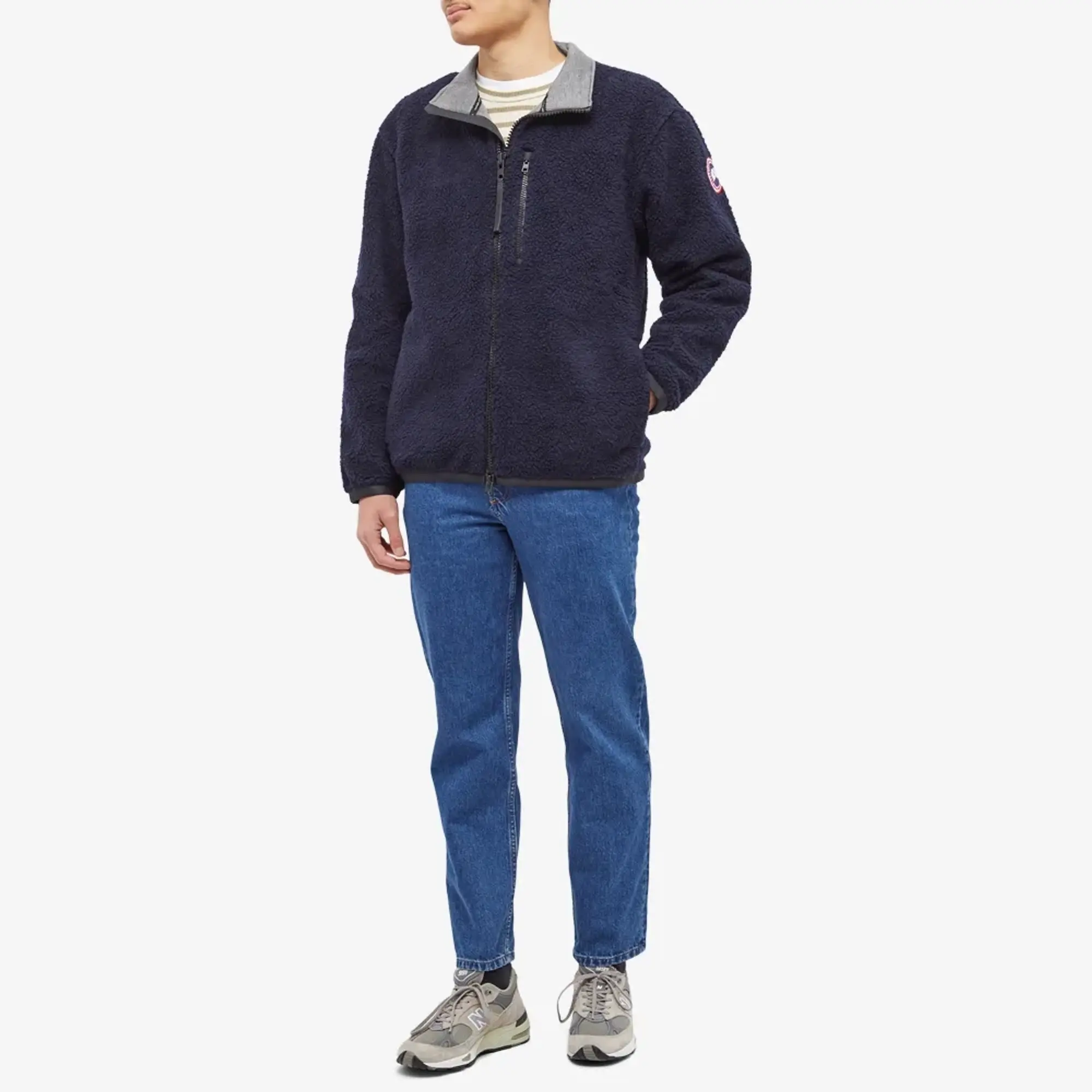 Canada Goose Men's Kelowna Fleece Jacket Atlantic Navy