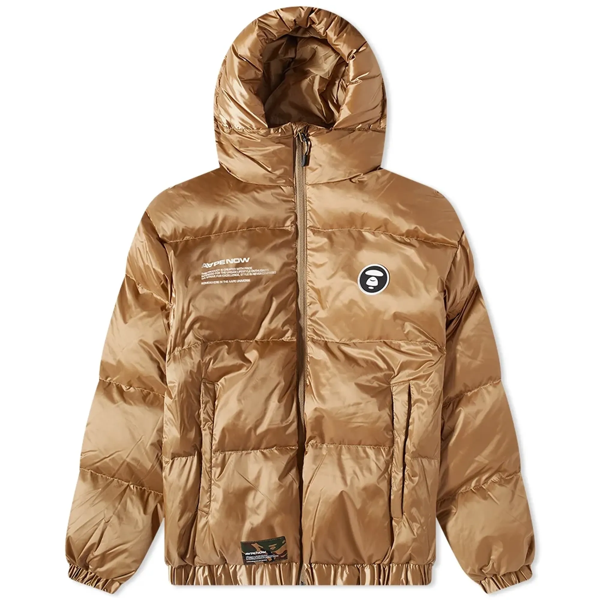 A Bathing Ape AAPE AAPE Now Down Jacket Lead | AAPDNM7532XXJBGD 