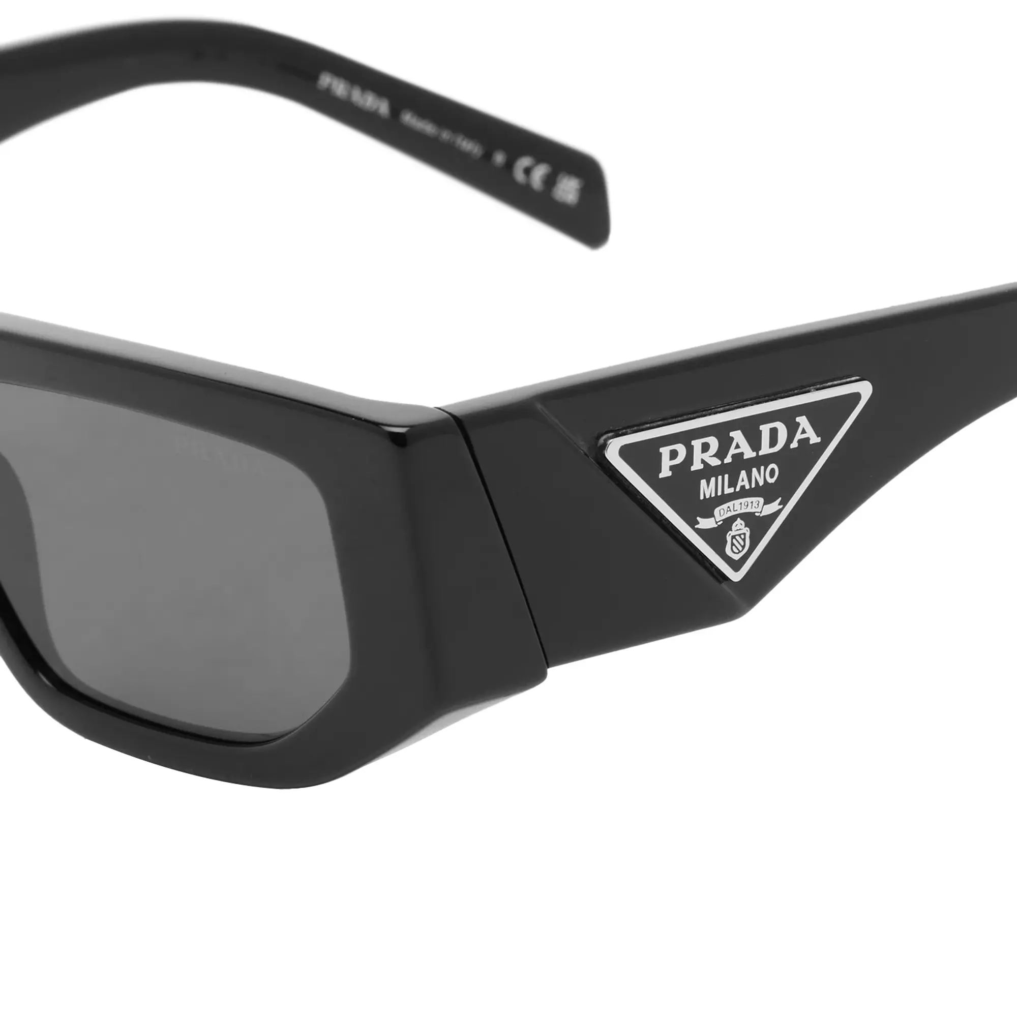 Prada Eyewear Men's PR 09ZS Sunglasses Black