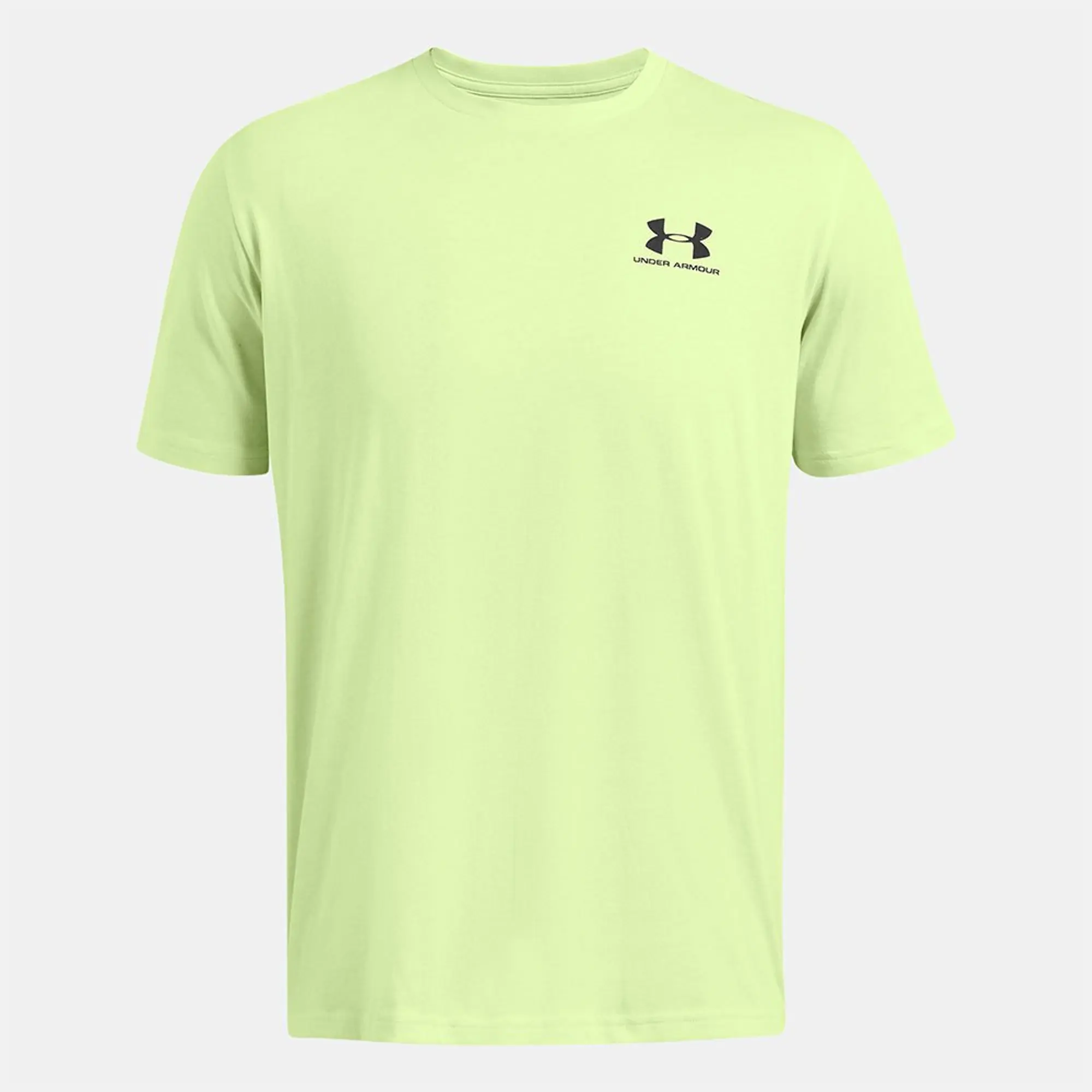 Men's  Under Armour  Left Chest Logo Short Sleeve Morph Green / Black L